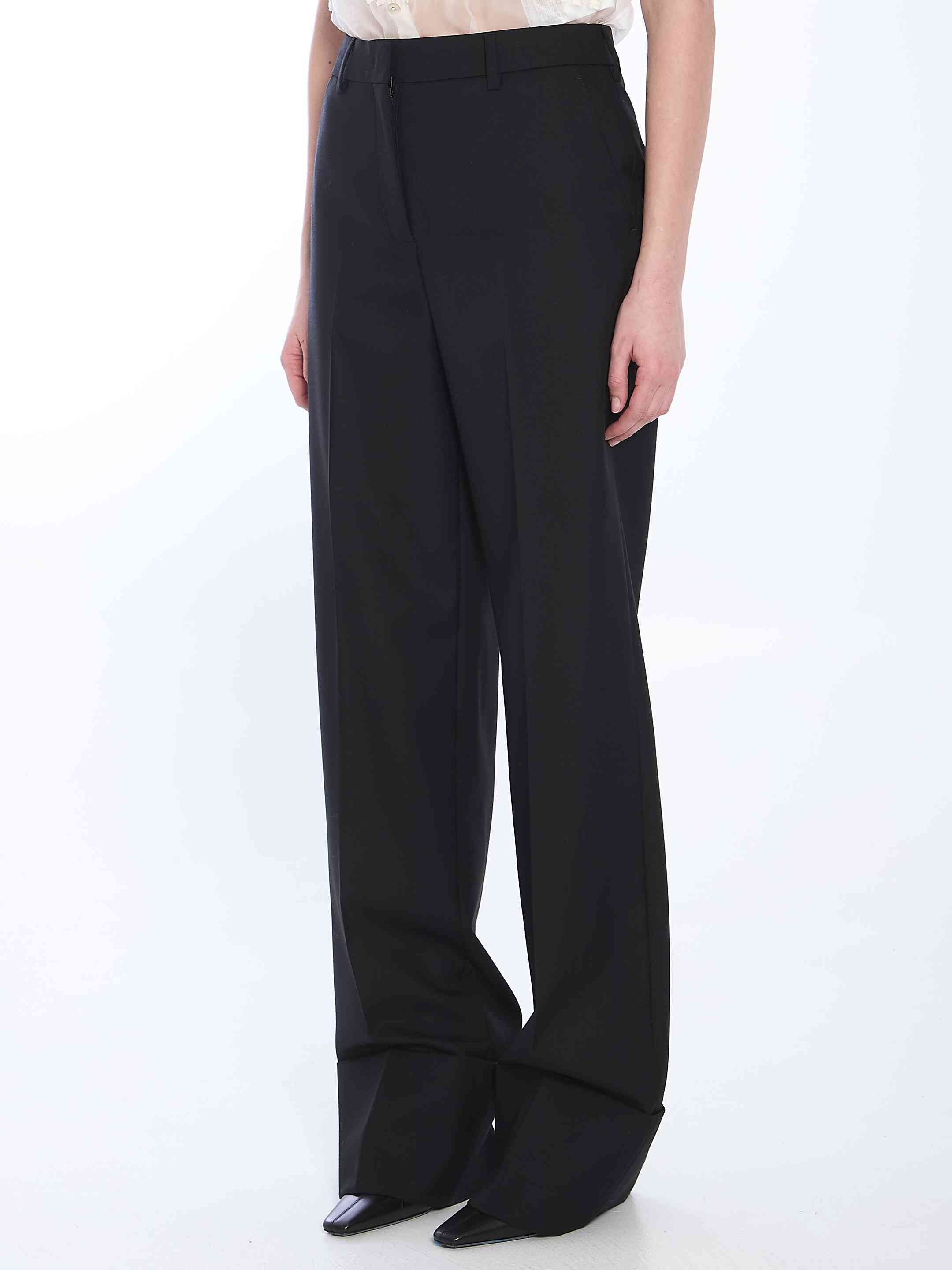 Valentino Garavani Women Virgin Wool Trousers - 2