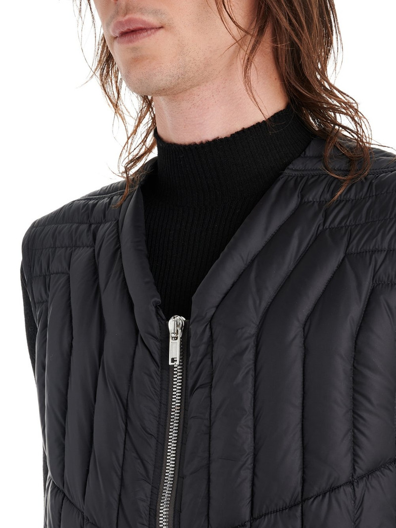 Black Down Cargo Vest 4