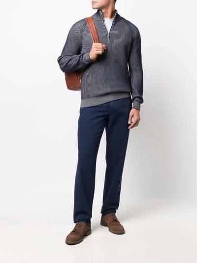 Brunello Cucinelli mid-rise straight-leg jeans outlook