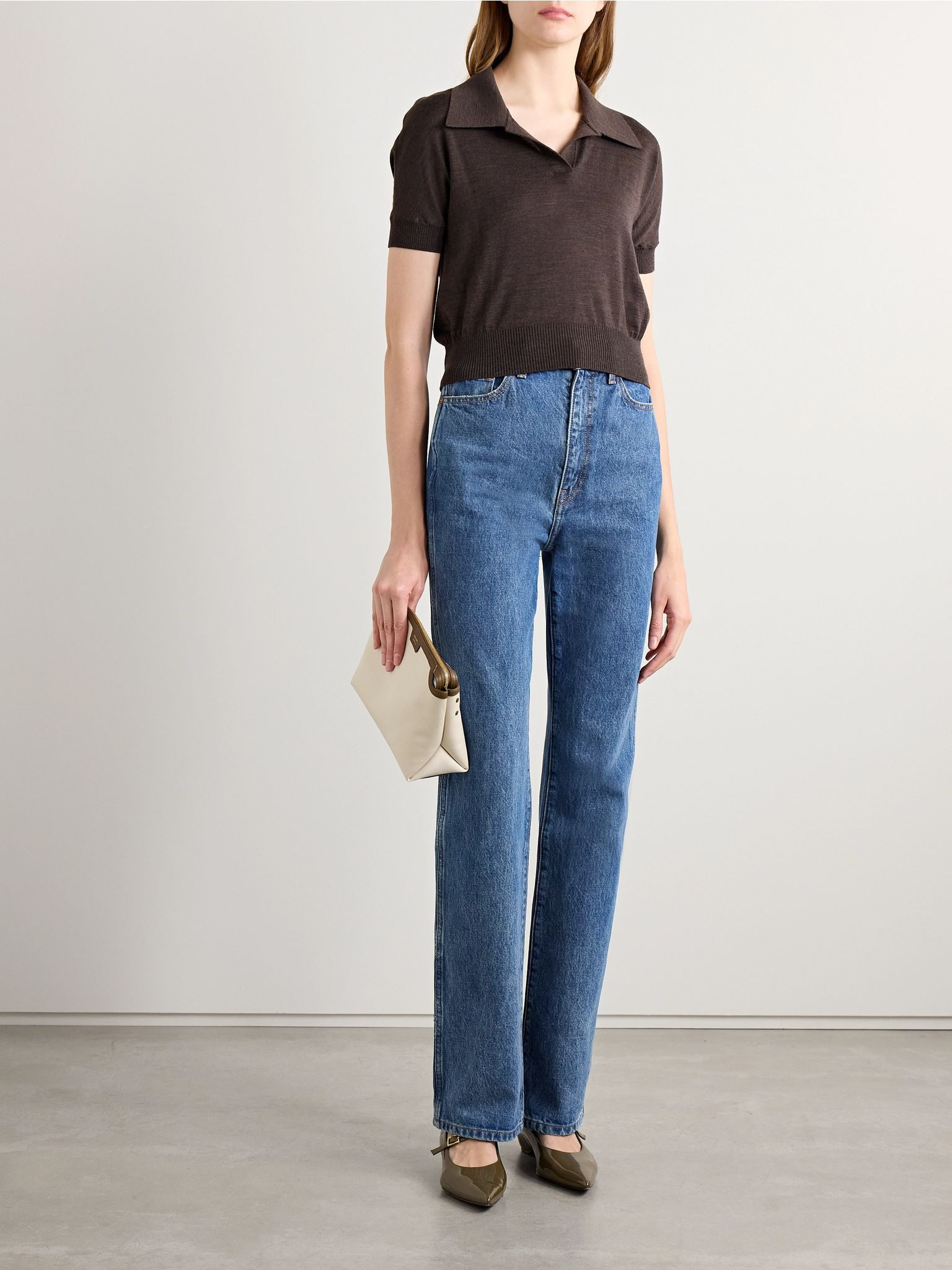 Danielle high-rise slim-leg jeans Blue - 2