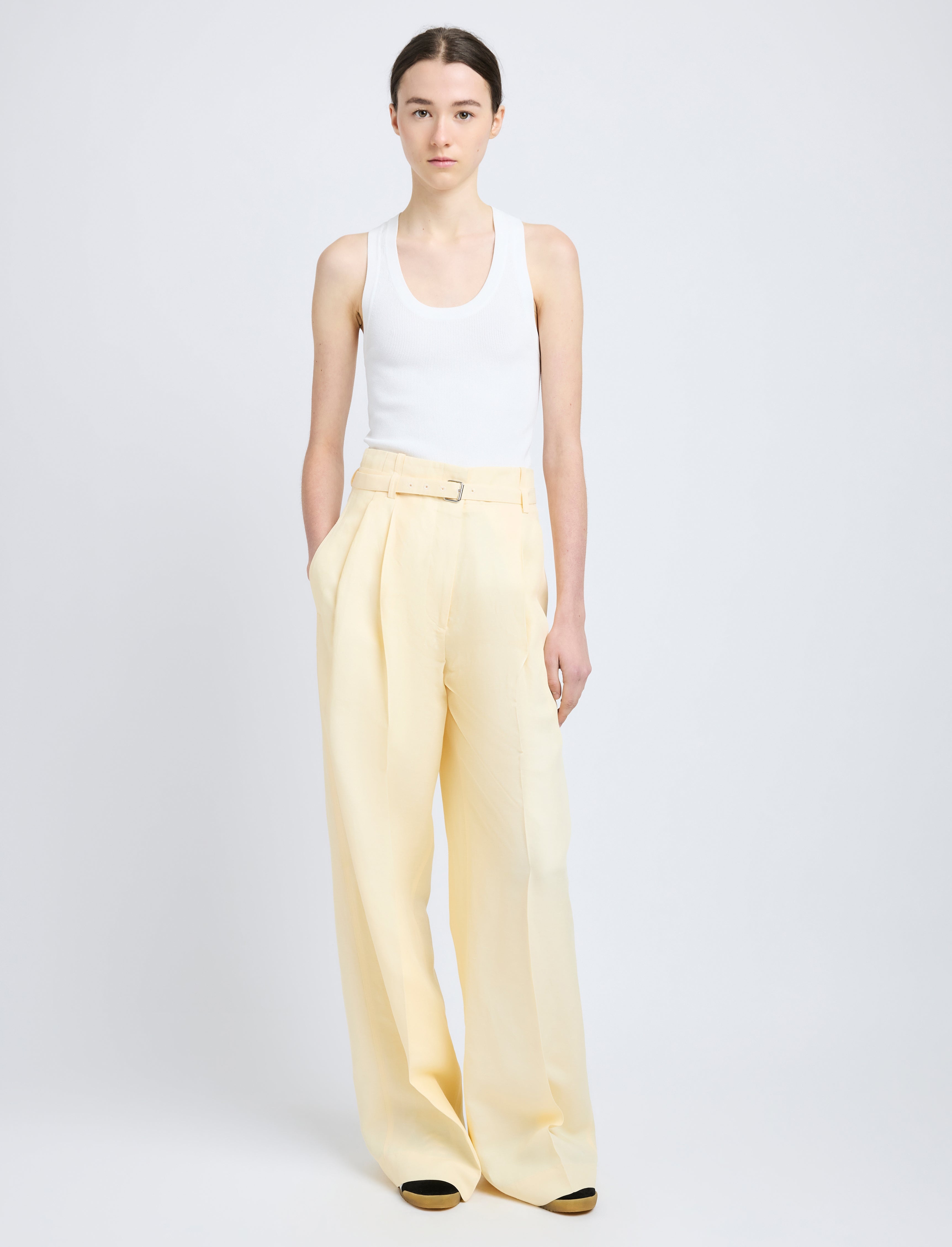 Jules Pant in Linen Viscose - 2
