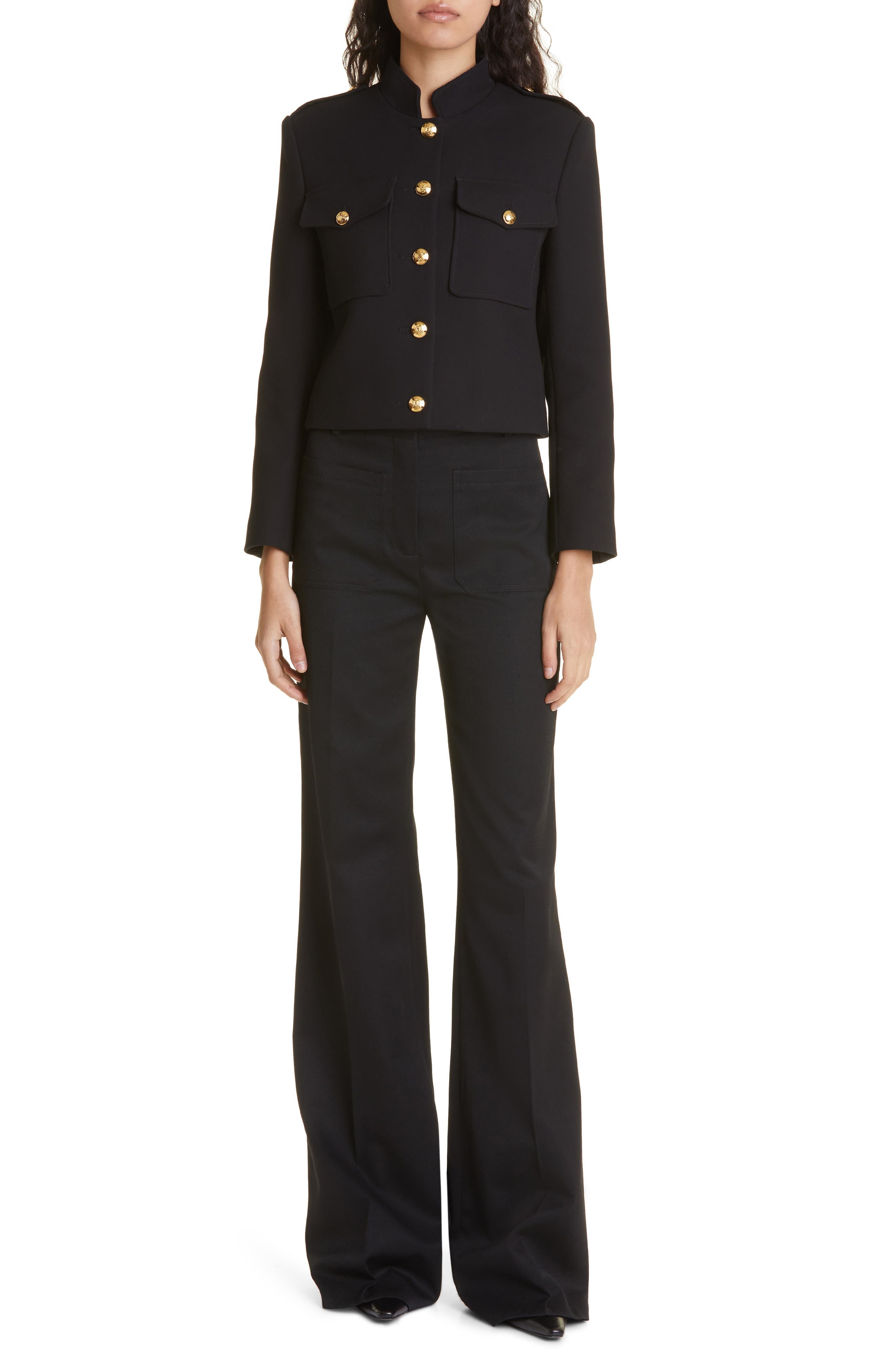 Christophe Wide Leg Virgin Wool Pants - 2