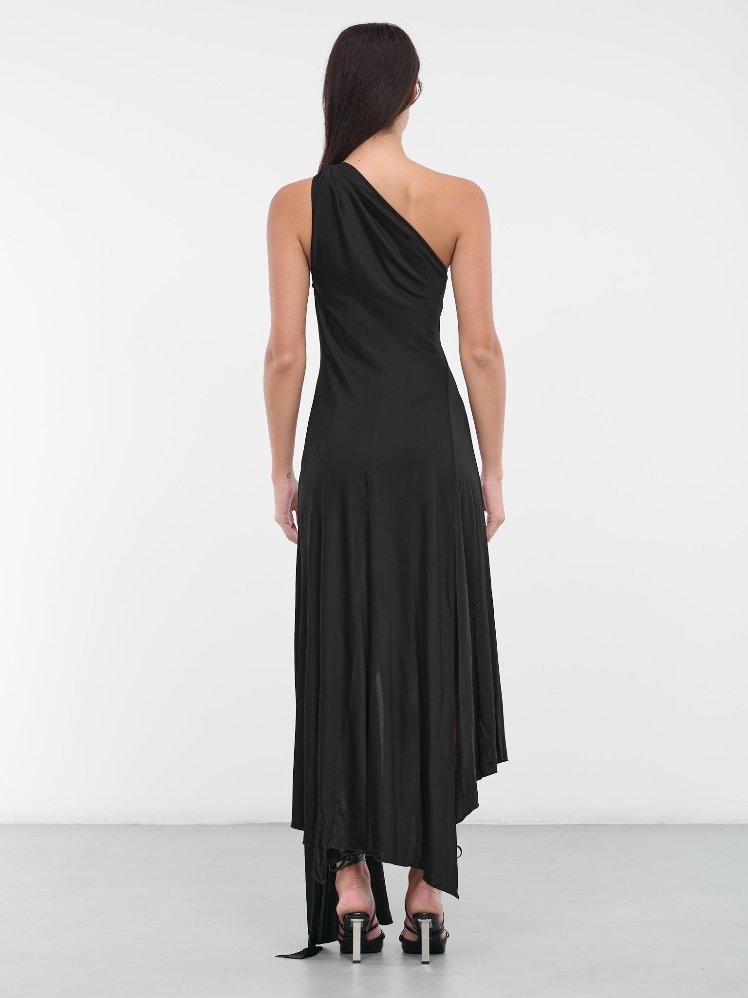 Draped Midi Dress - 3