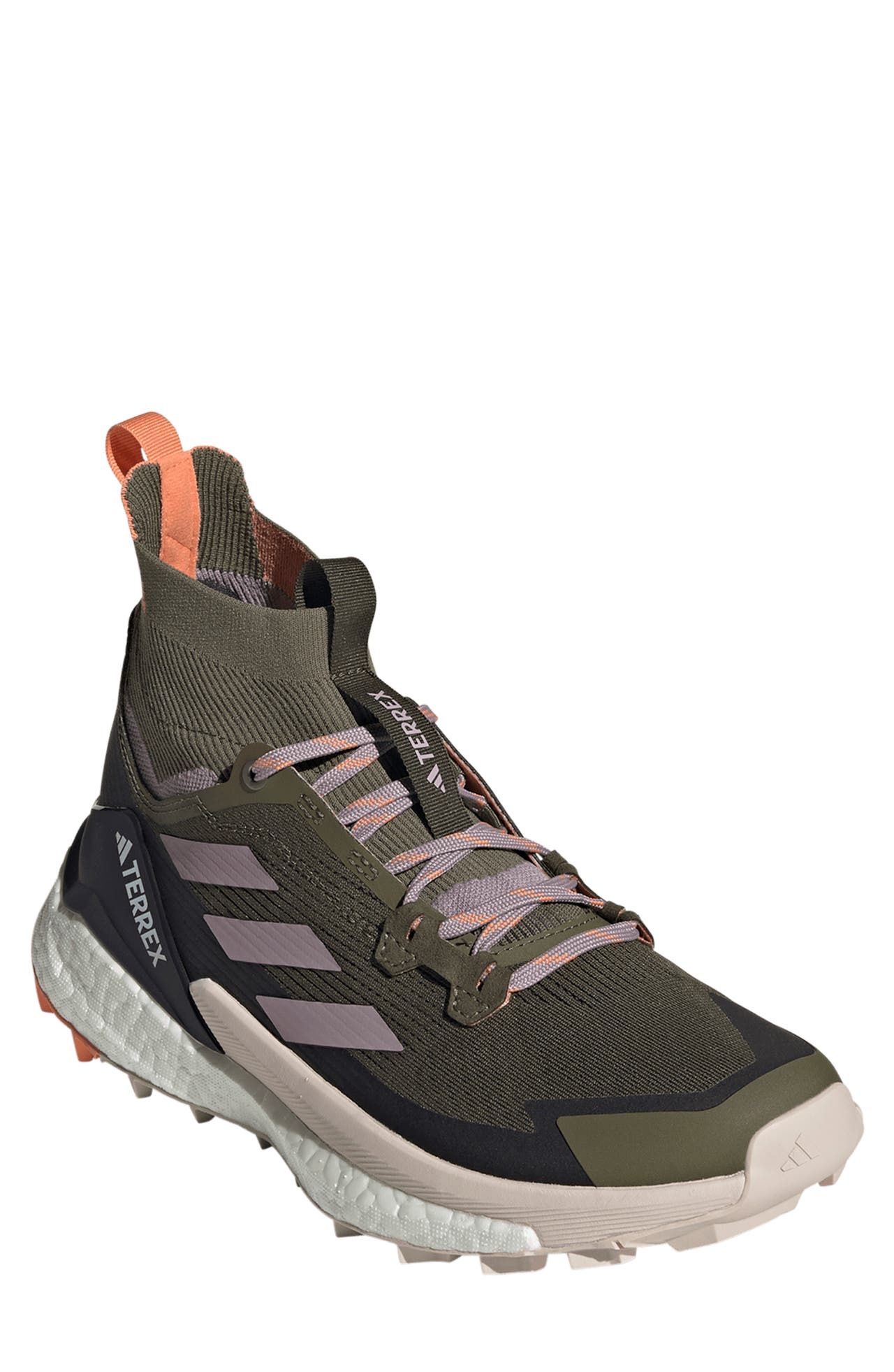 adidas Terrex Free Hiker 2 Gore-Tex® Hiking Shoe in Olive/fig/amber Tint at Nordstrom - 1