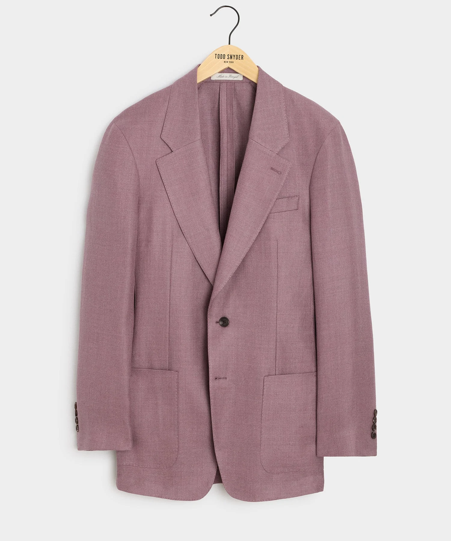 Italian Linen-Wool Single-Breasted Wythe Jacket - 1