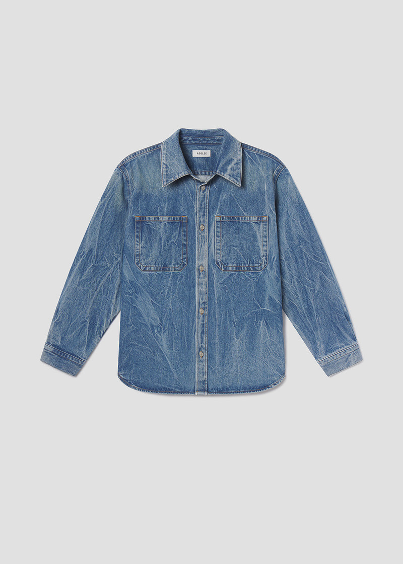 AGOLDE CRAVEN SHIRT IN TWIST outlook