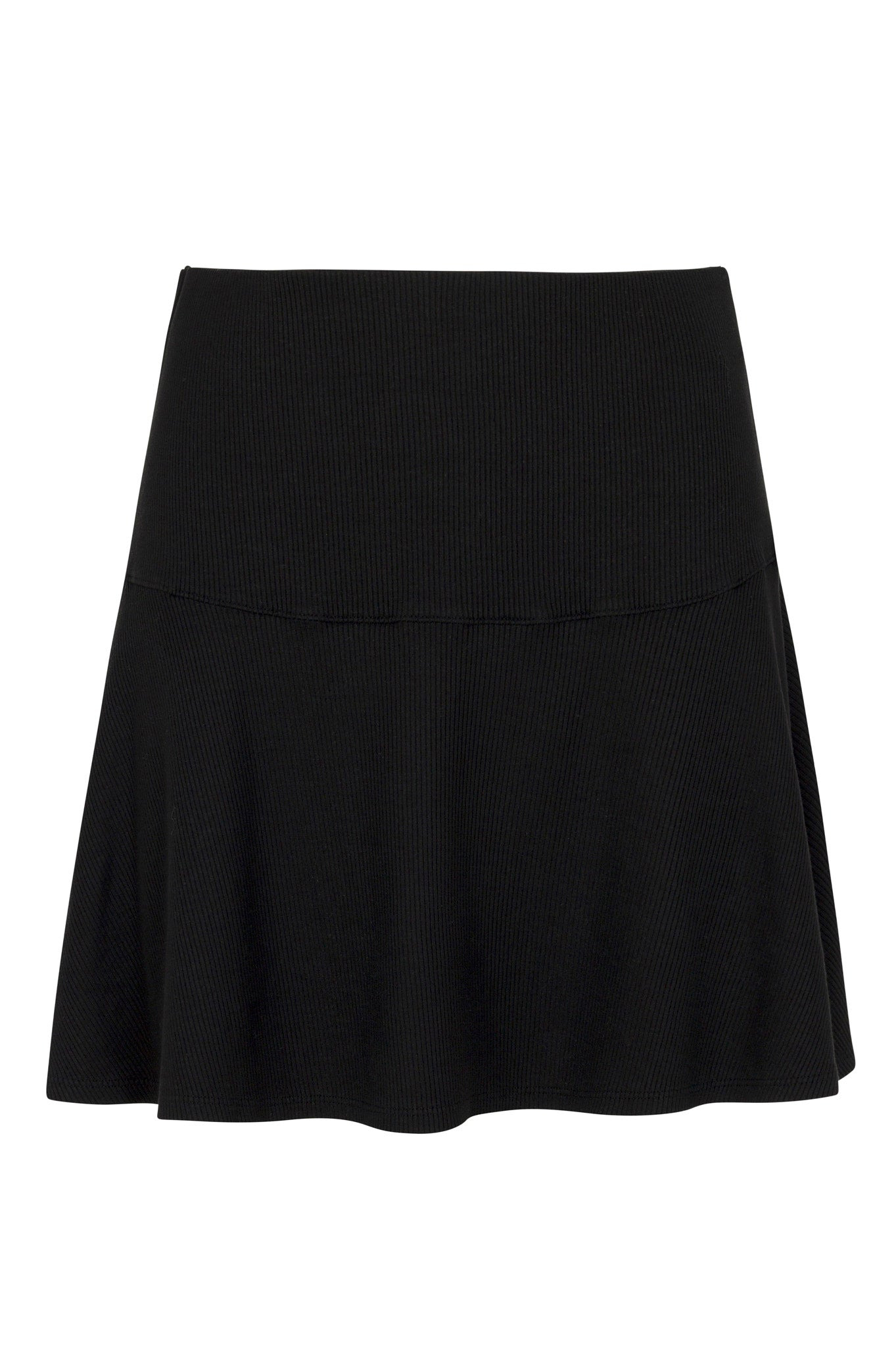 BLACK RIB JANE SKIRT - 8