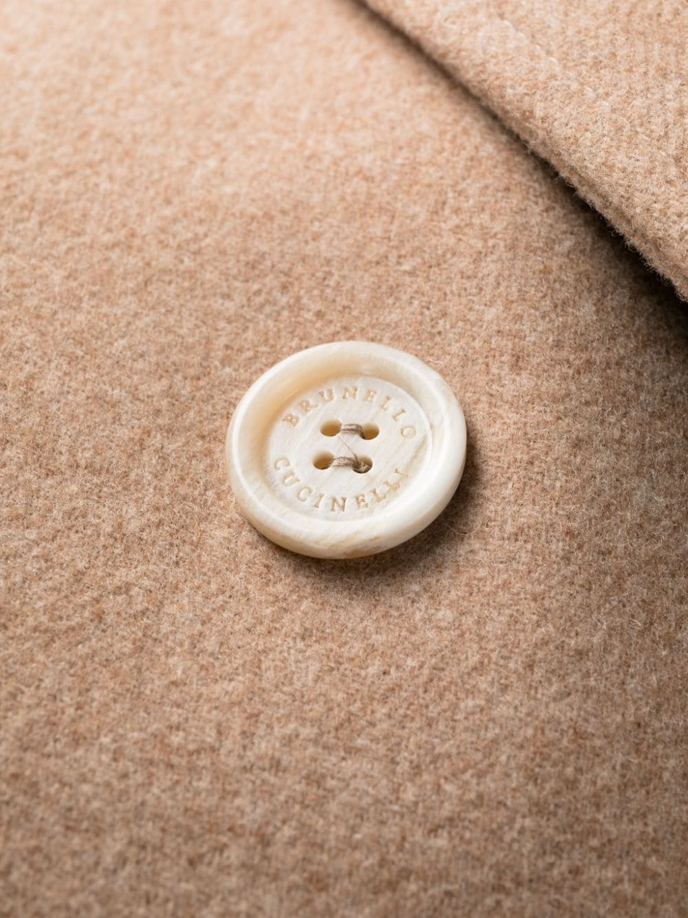 double-breasted wool-blend coat - 7