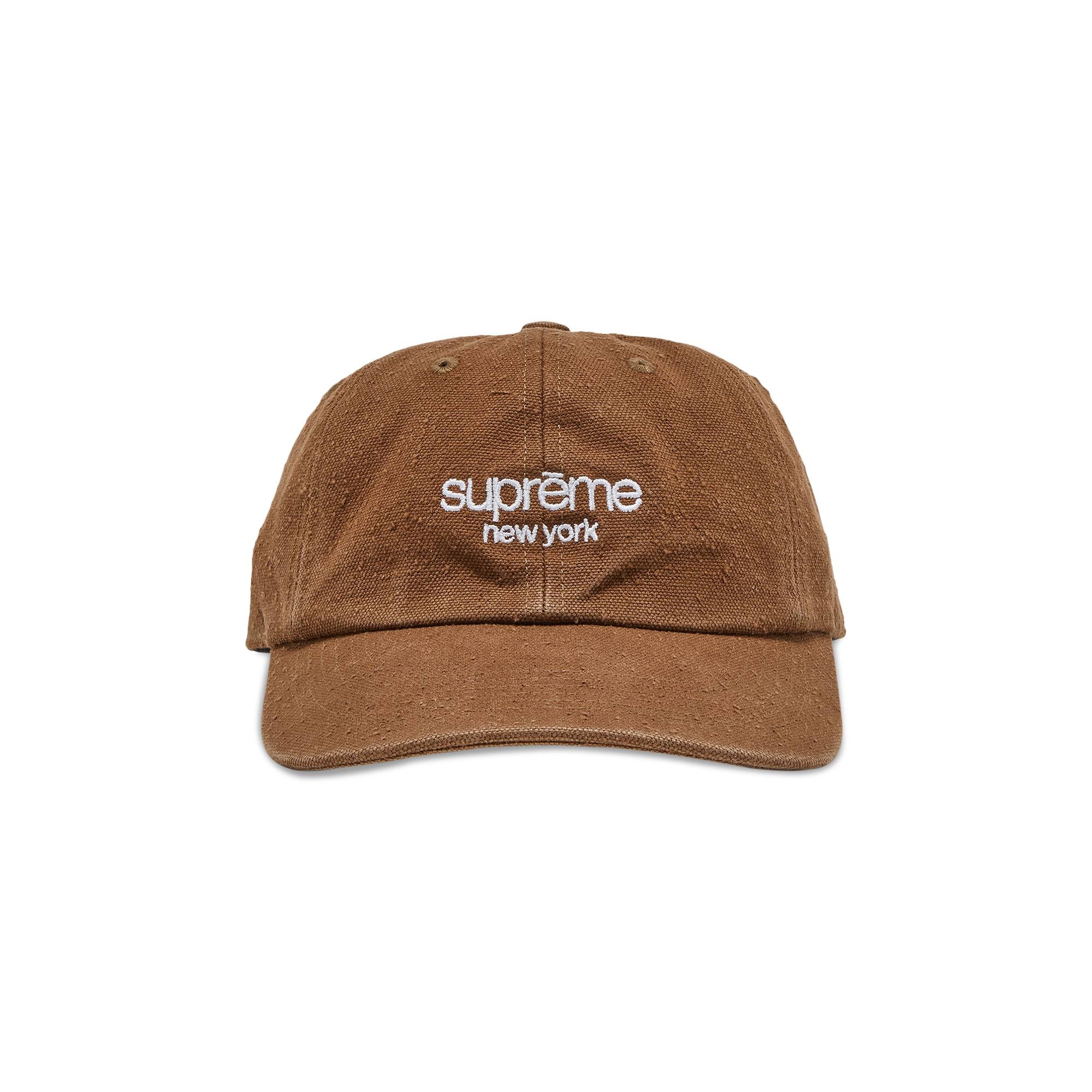 Supreme Classic Logo 6-Panel 'Olive Brown' - 1