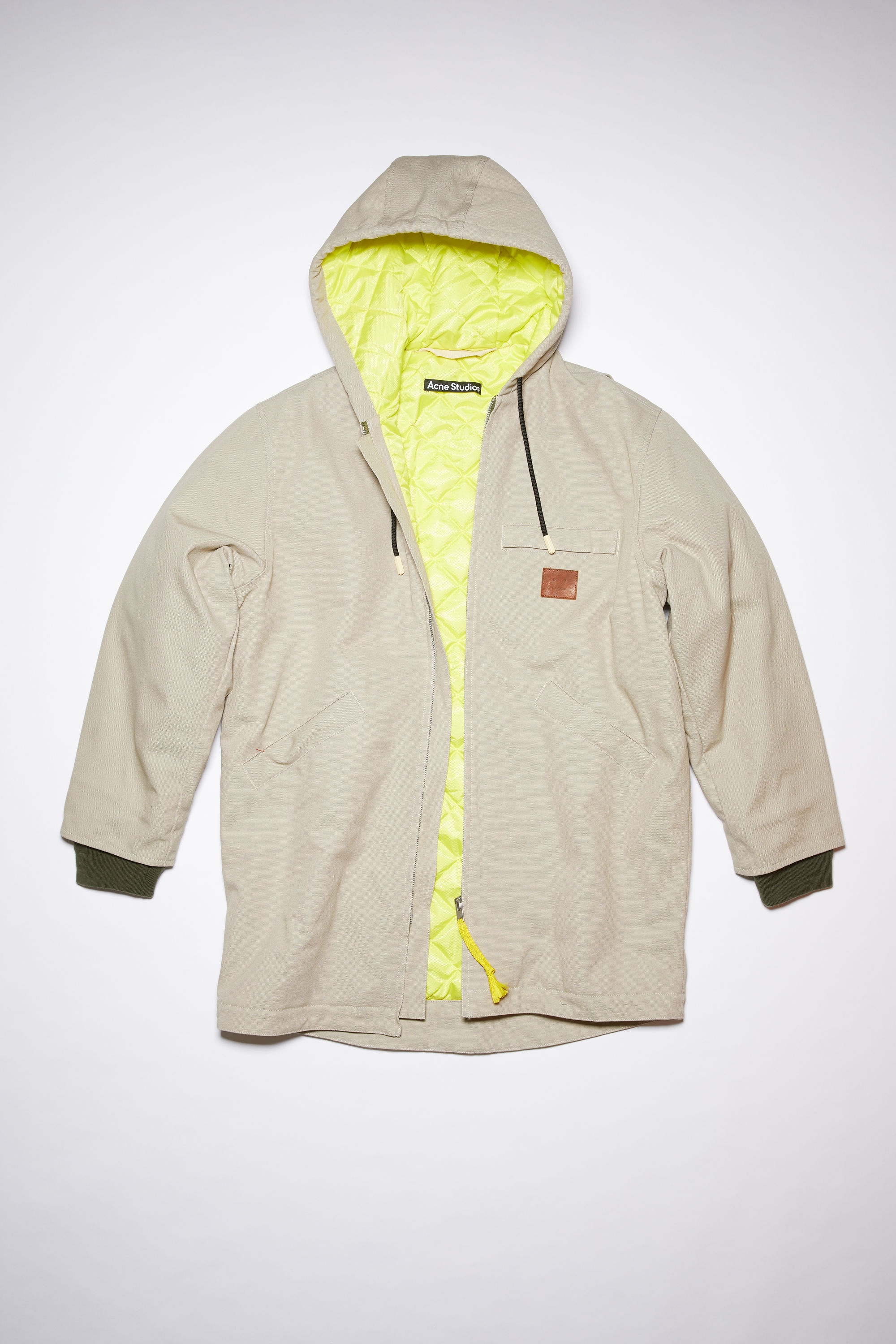 Cotton parka - Mushroom beige - 7