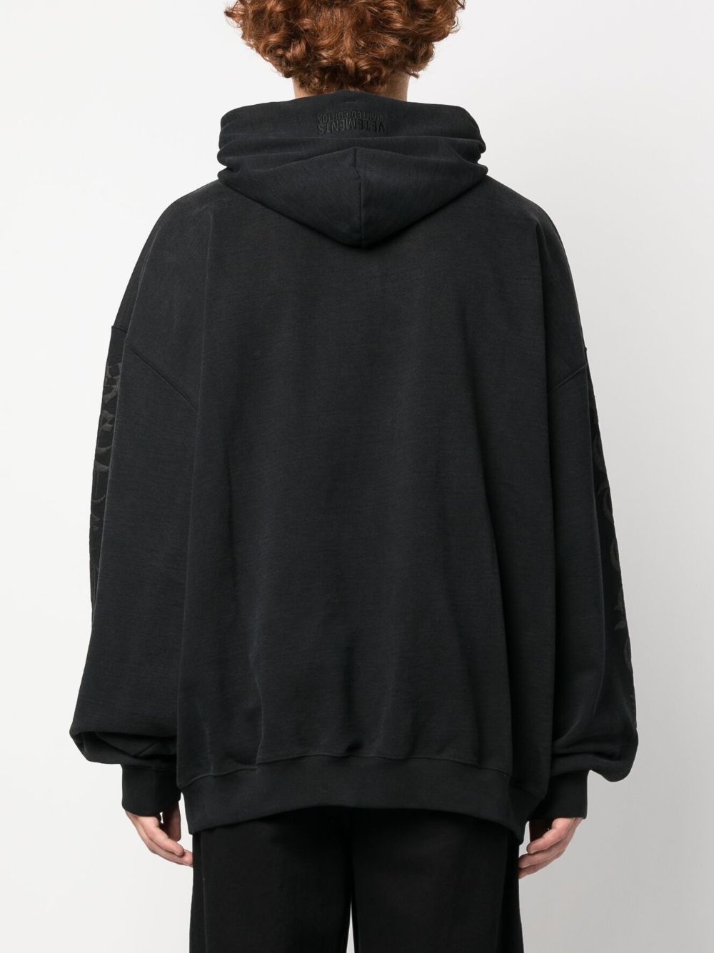 graphic-print cotton hoodie - 4