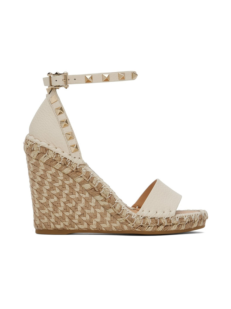 Off-White Double Rockstud Heeled Sandals - 1