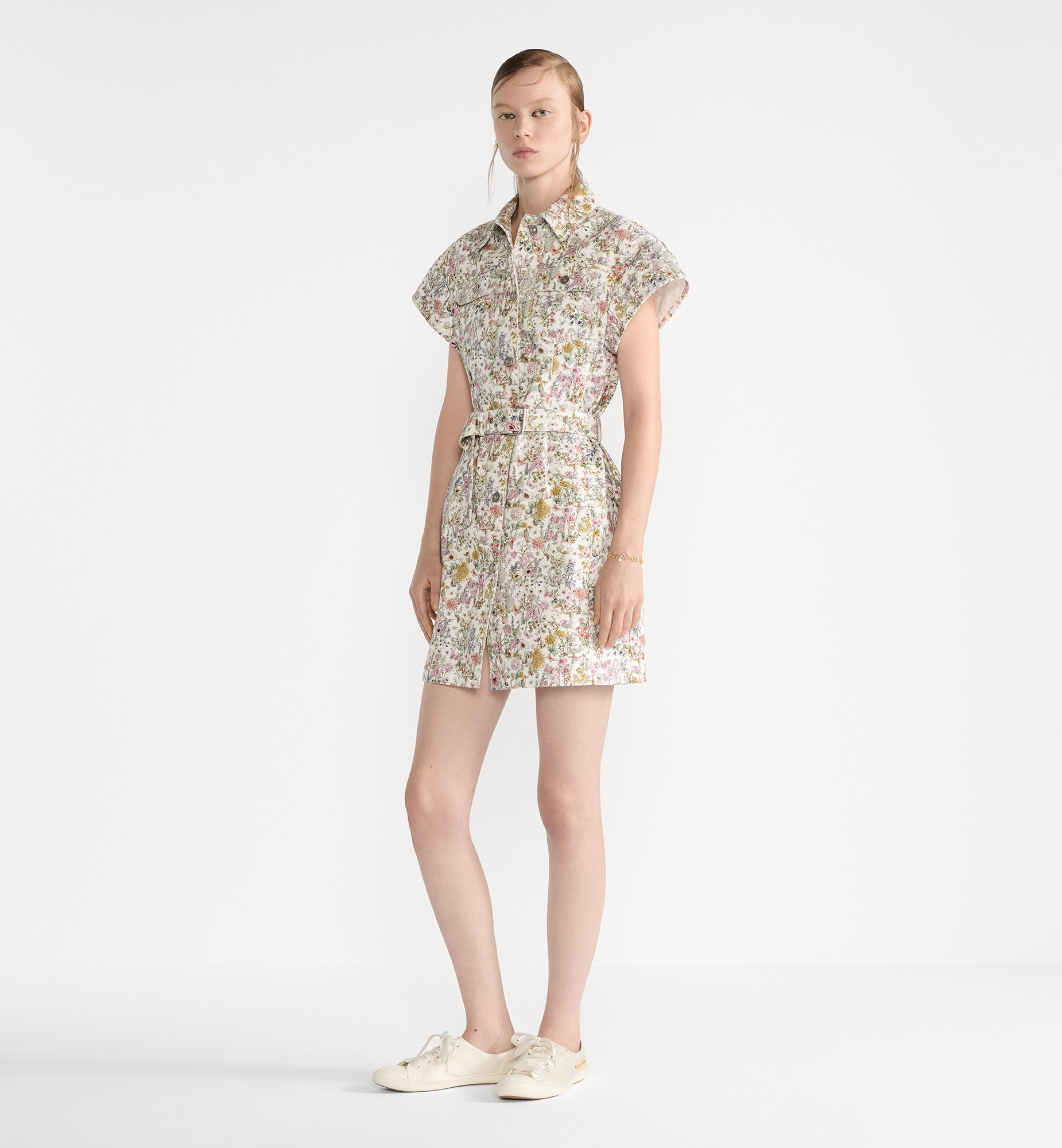 Short Belted Shirtdress - 2