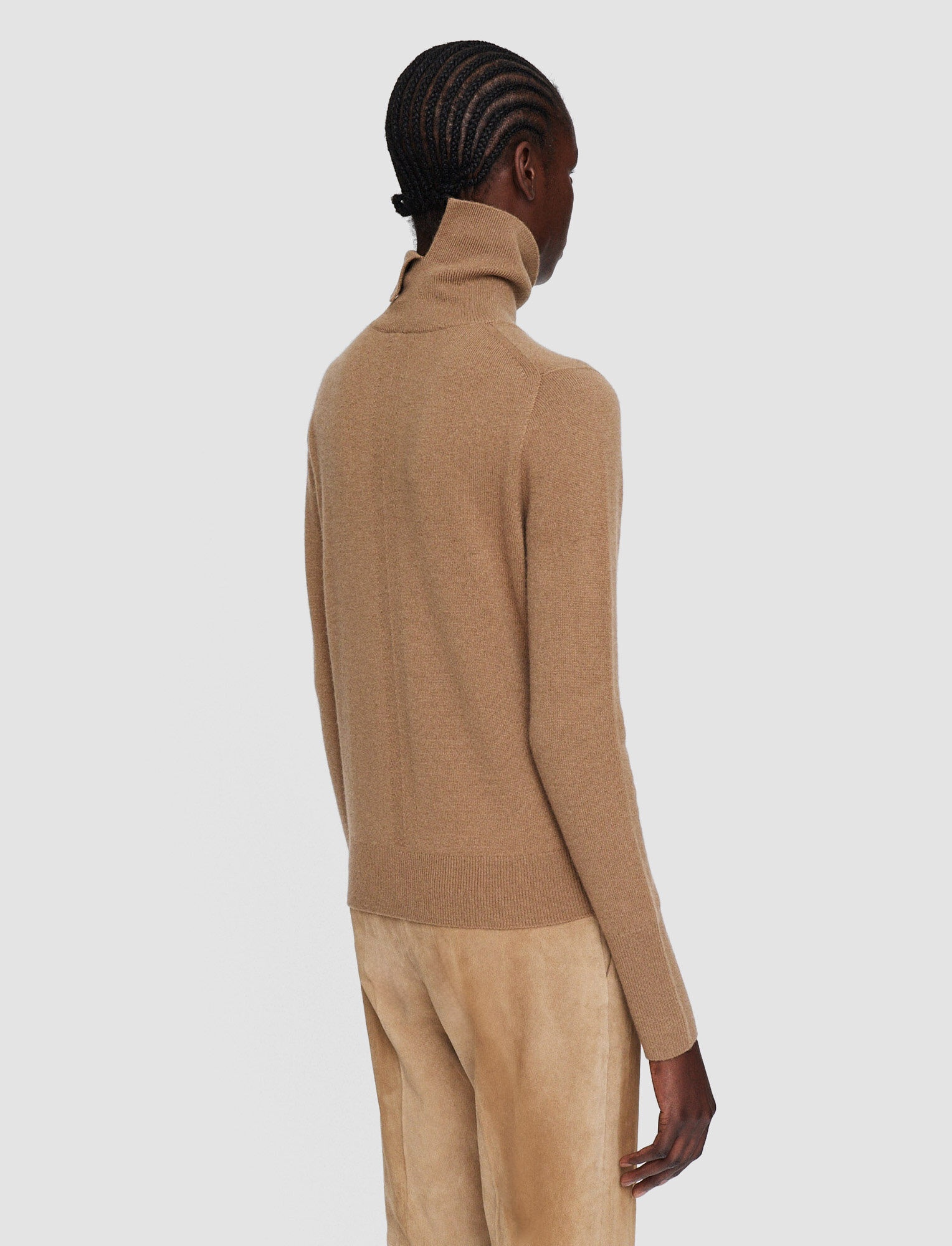 Light Pure Cashmere High Neck Jumper - 4