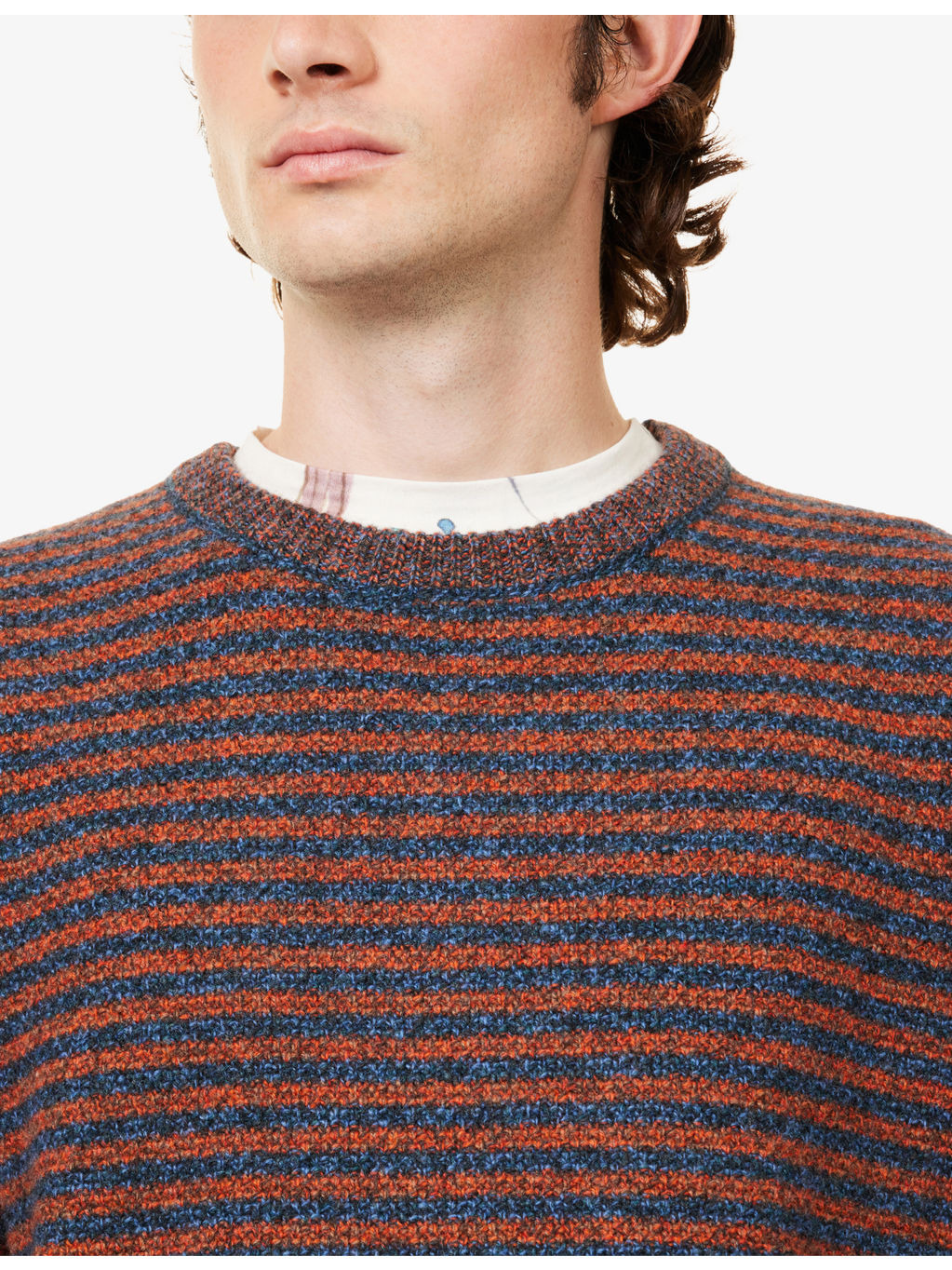 Striped Crewneck Wool Jumper - 5
