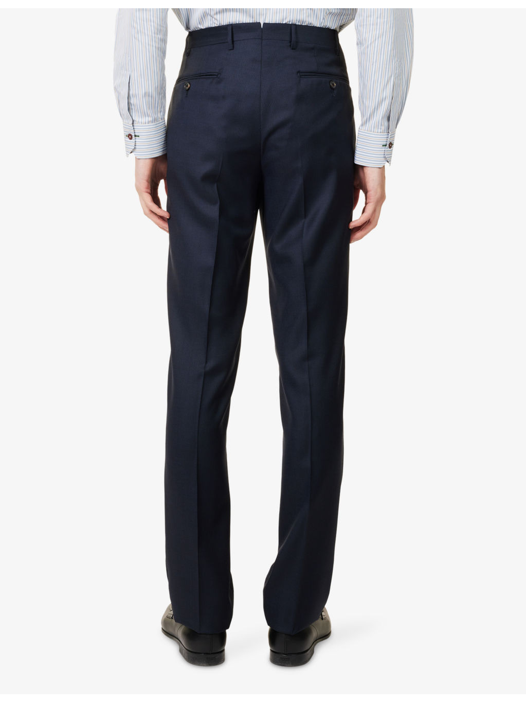 Notched-Collar Single-Breasted Wool Suit - 6