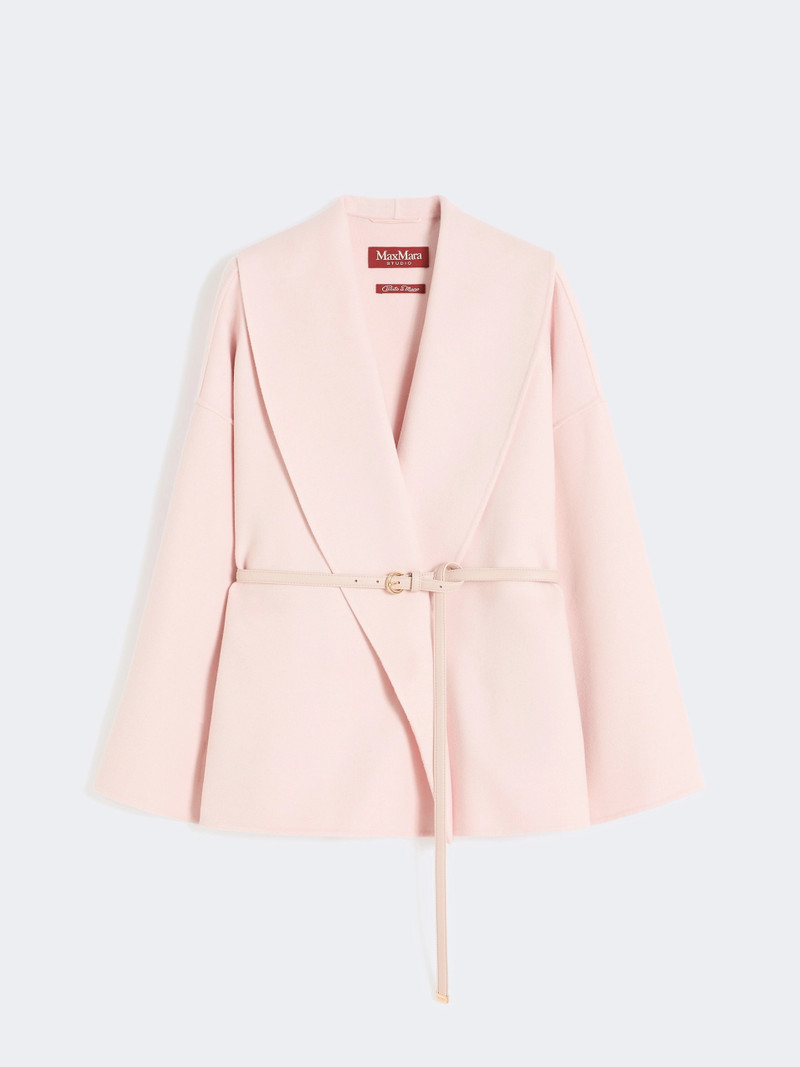 SUGHERO Wool, cashmere and silk robe coat - PINK 1