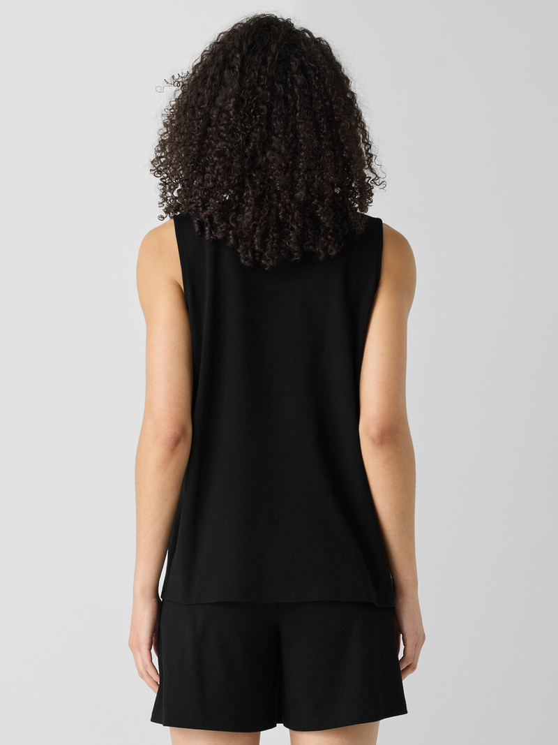 Organic Cotton Interlock U-Neck Sleep Tank 4