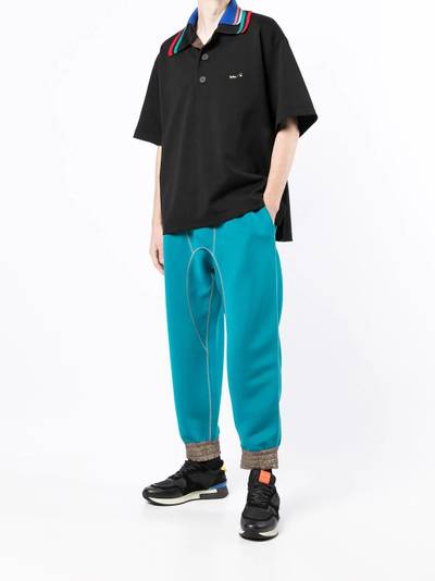 Kolor oversized collar polo shirt outlook