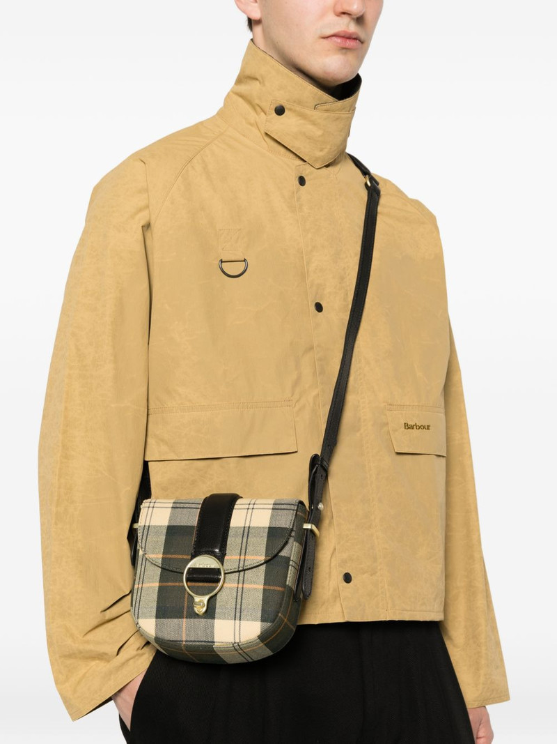 Barbour mini tartan-pattern crossbody bag outlook