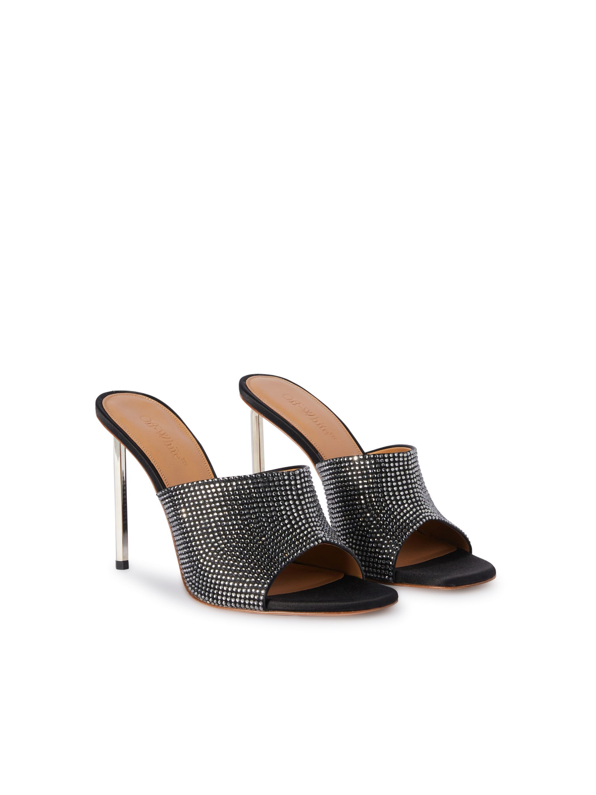 Shiny Allen Satin Mule - 3