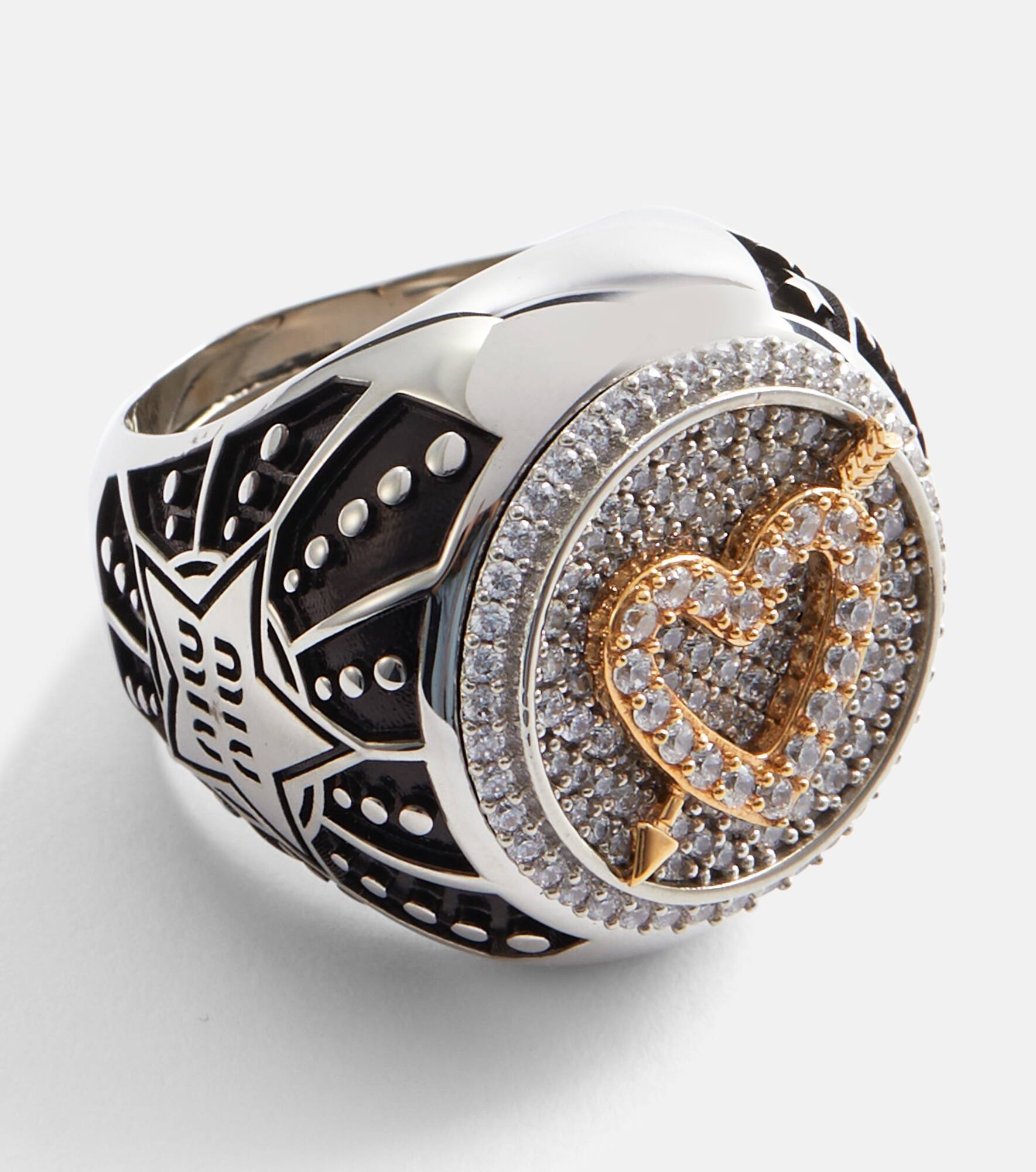 Crystal-embellished ring - 4