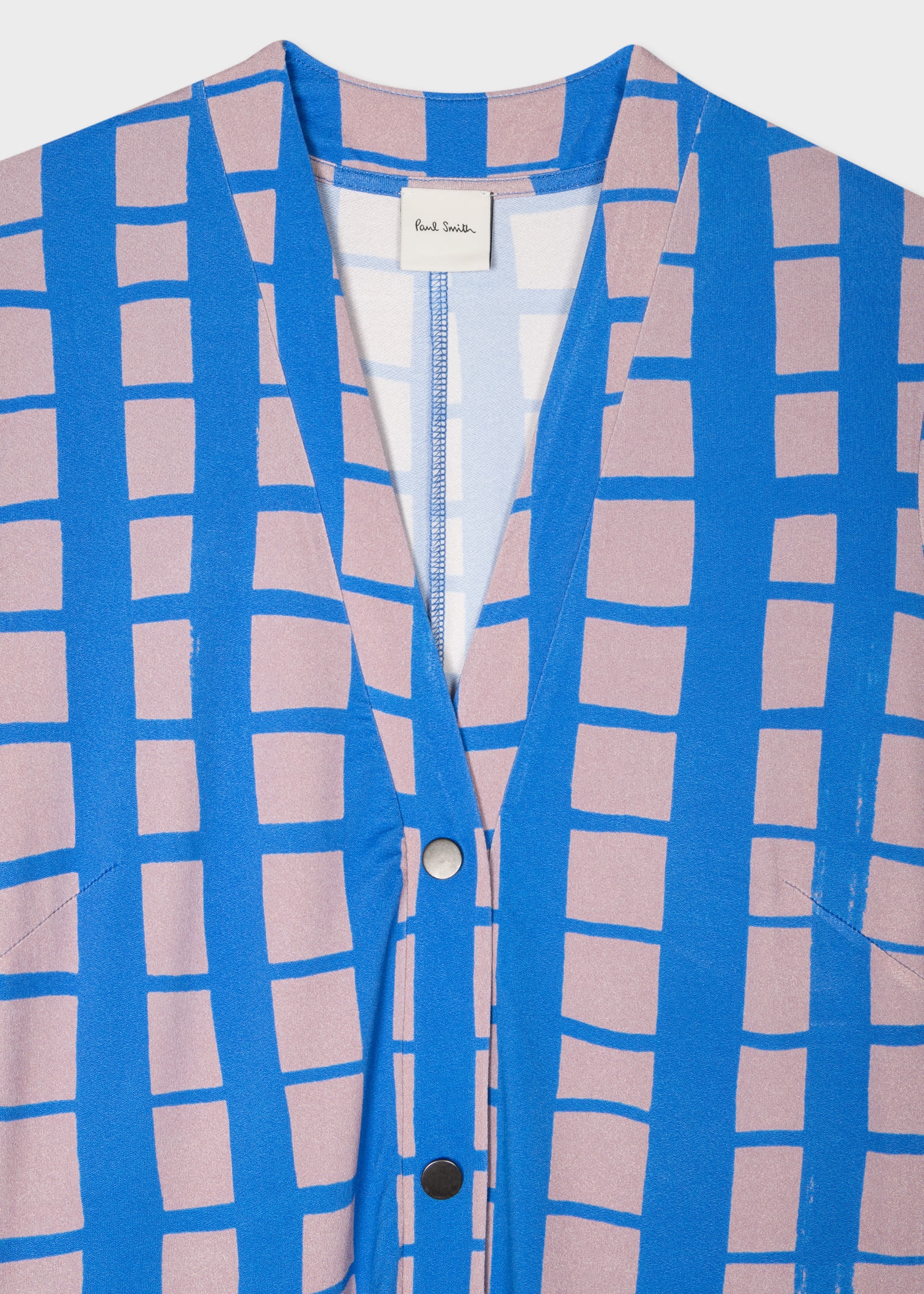 'Hand Drawn Check' Midi Dress - 2