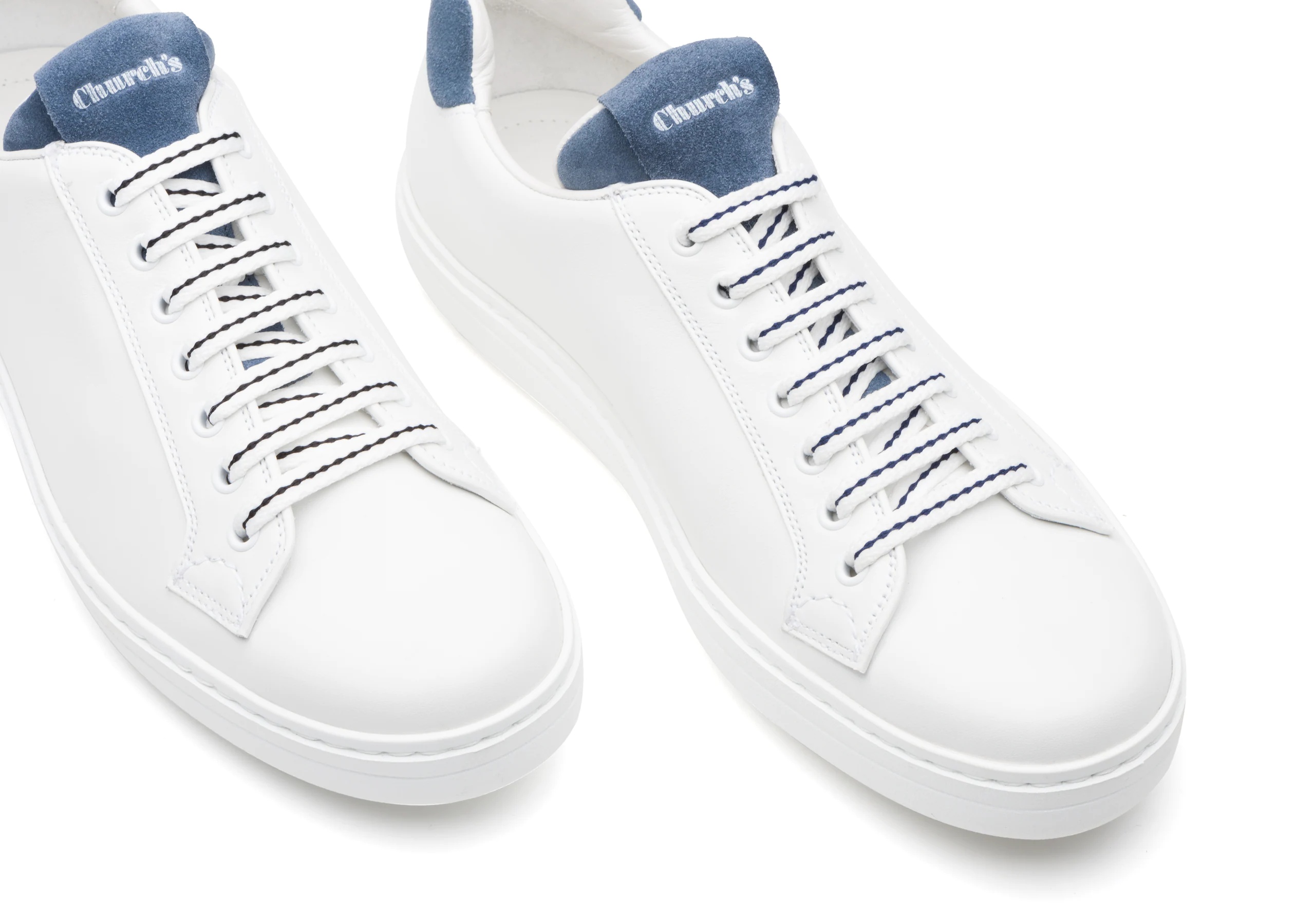 Boland plus 2
Calf and Leather Suede Classic Sneaker White/sky blue - 4