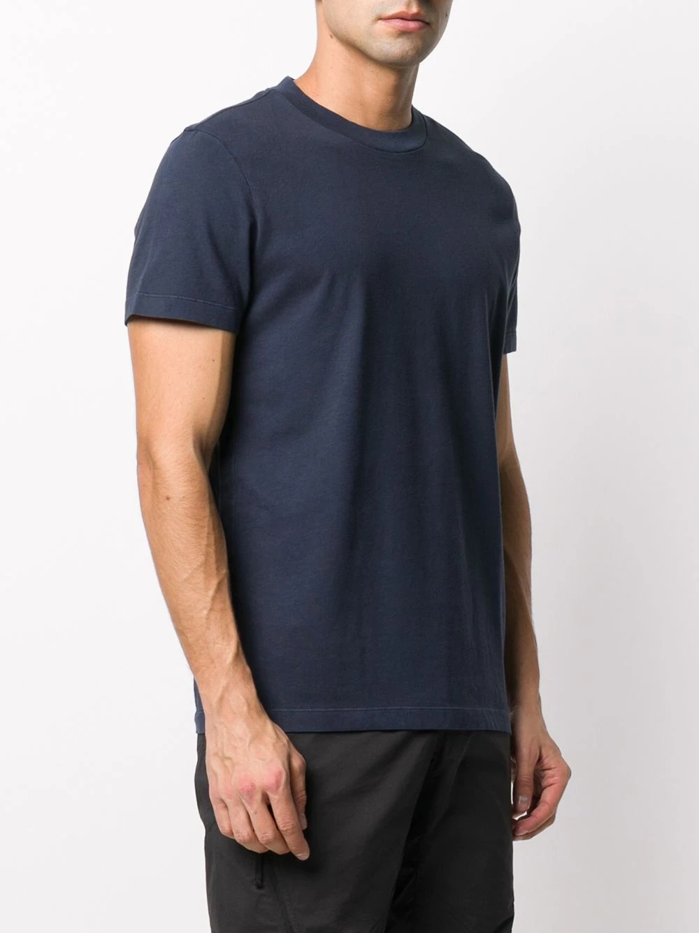 side logo embroidered T-shirt - 3