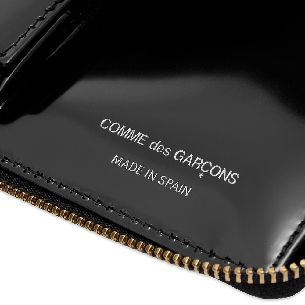 Comme des Garcons SA0110 Black Rainbow Zip Wallet - 4