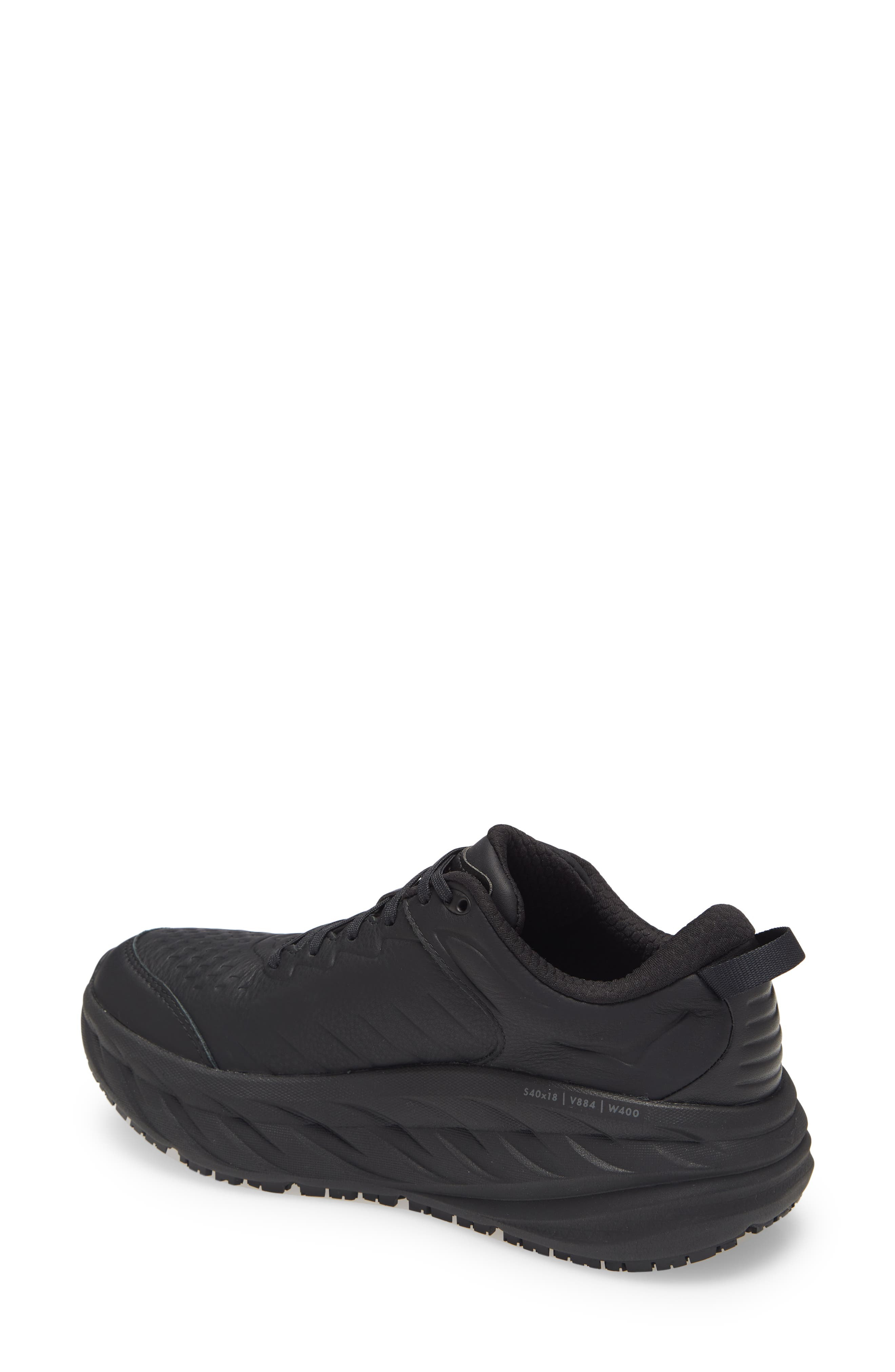 HOKA Bondi SR Water Resistant Sneaker in Black/Black at Nordstrom - 2