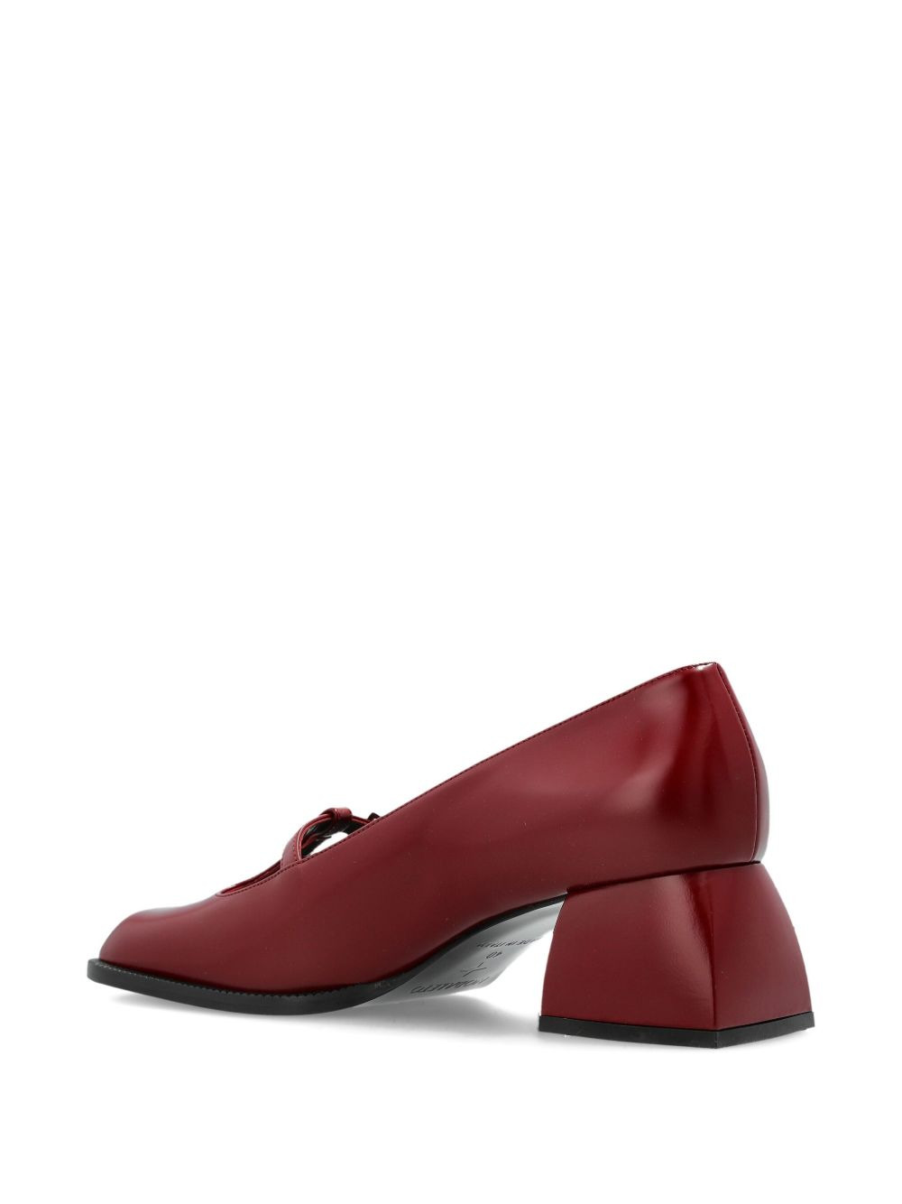 T-bar block-heel pumps - 4