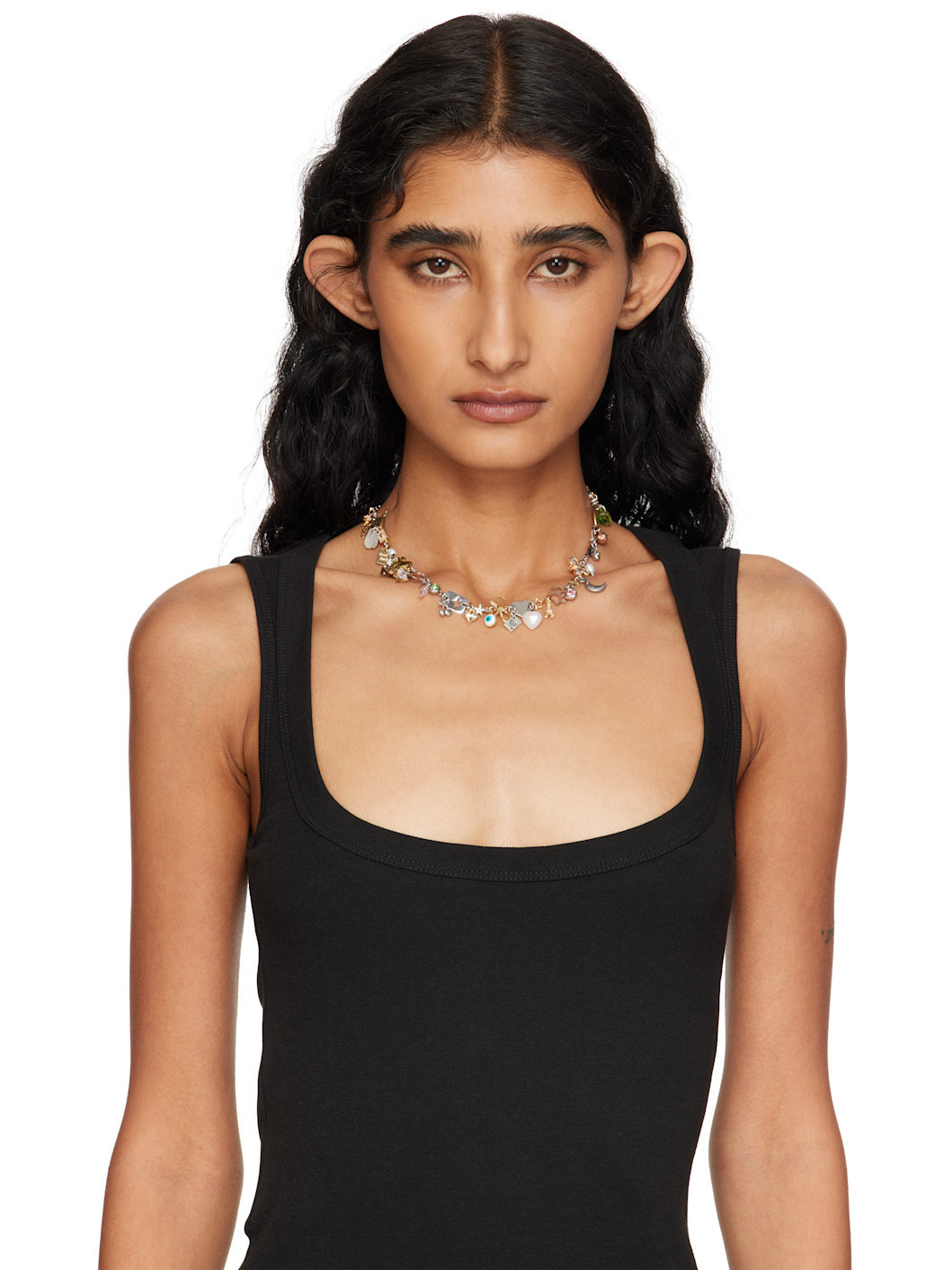 Wispy Charm Necklace - 2