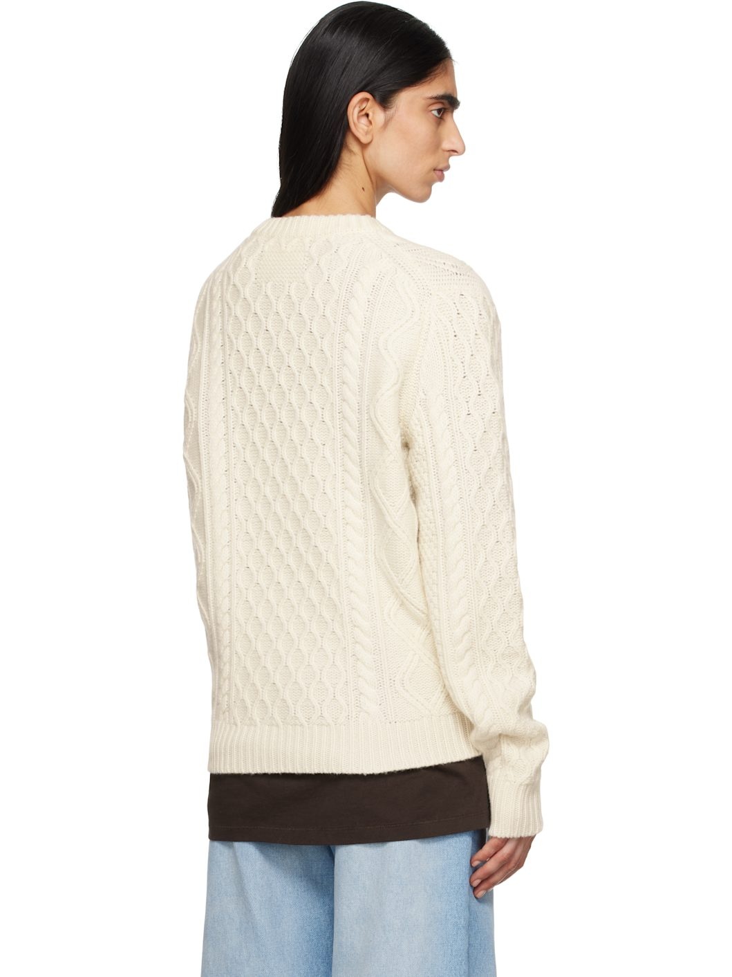 Off-White Allday Cable Crew Sweater - 3
