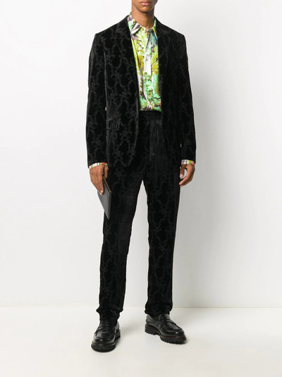 Paul Smith jacquard single-breasted suit jacket outlook