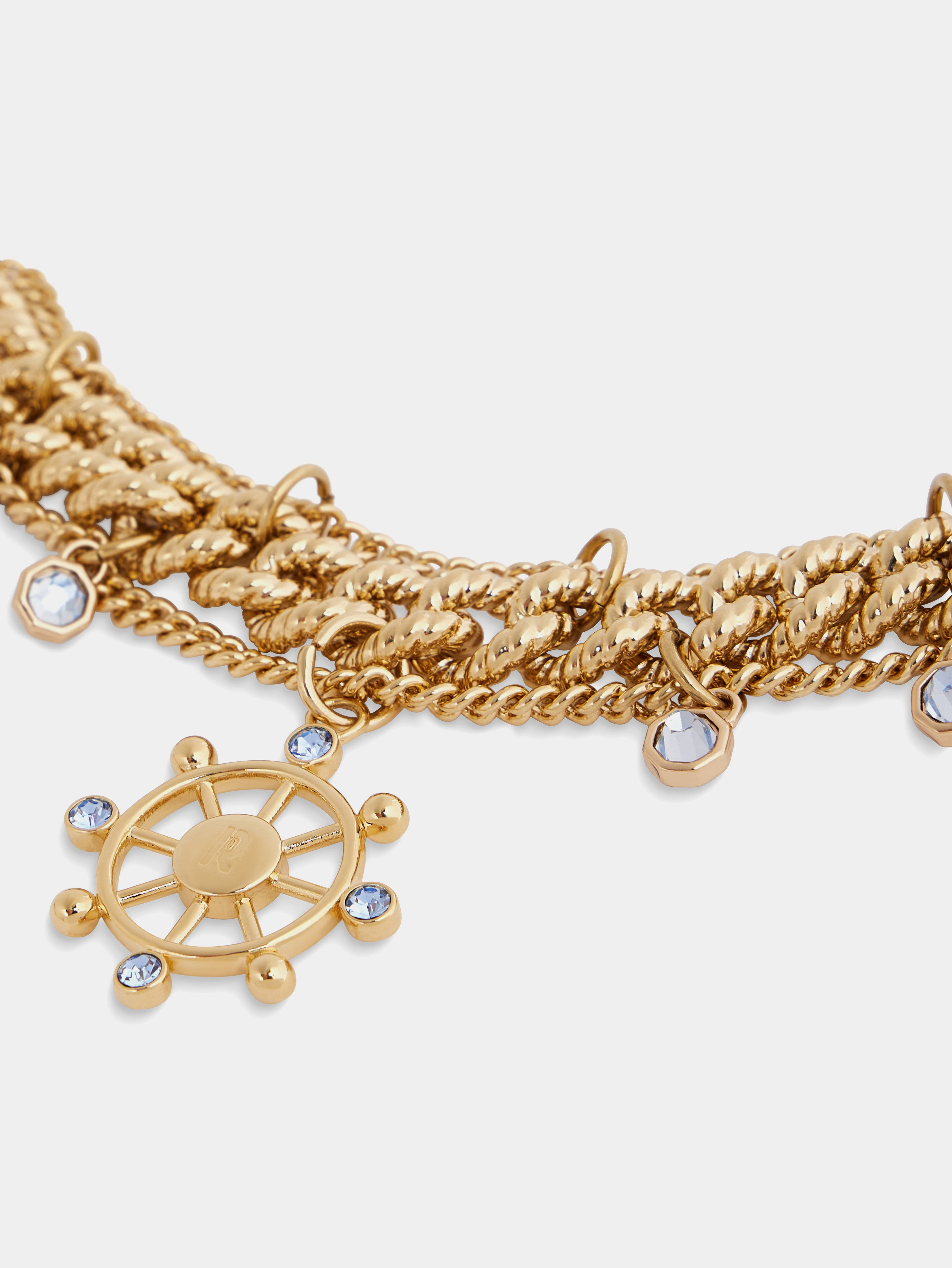 GOLD CHOCKER WITH MEDALS - 5