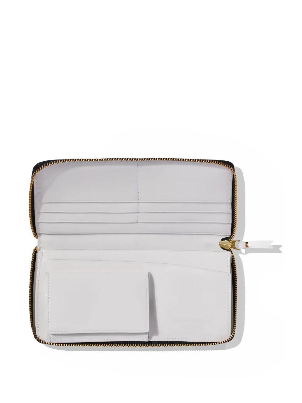 panelled zip-around wallet - 2