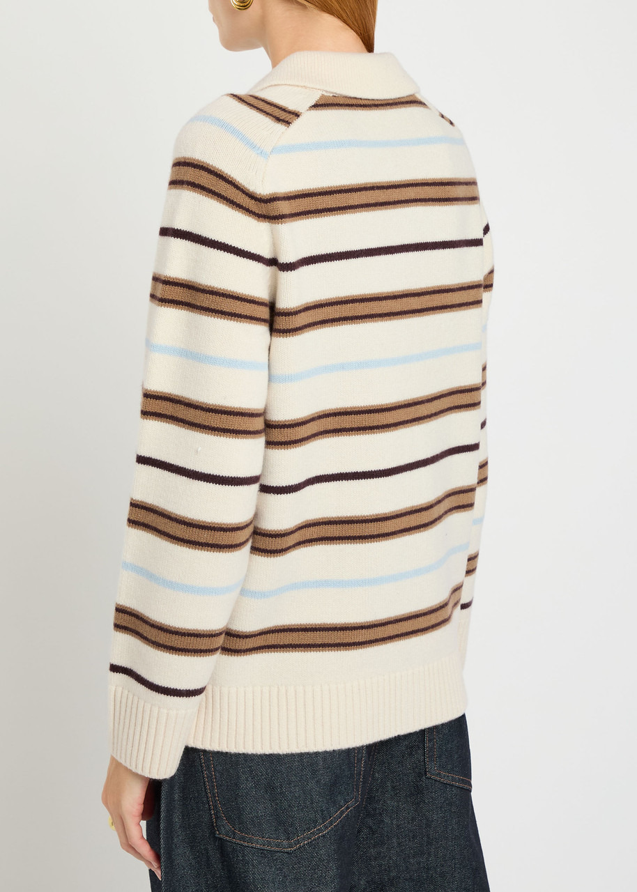 Rag & Bone Peggy Striped Wool Cardigan - 3