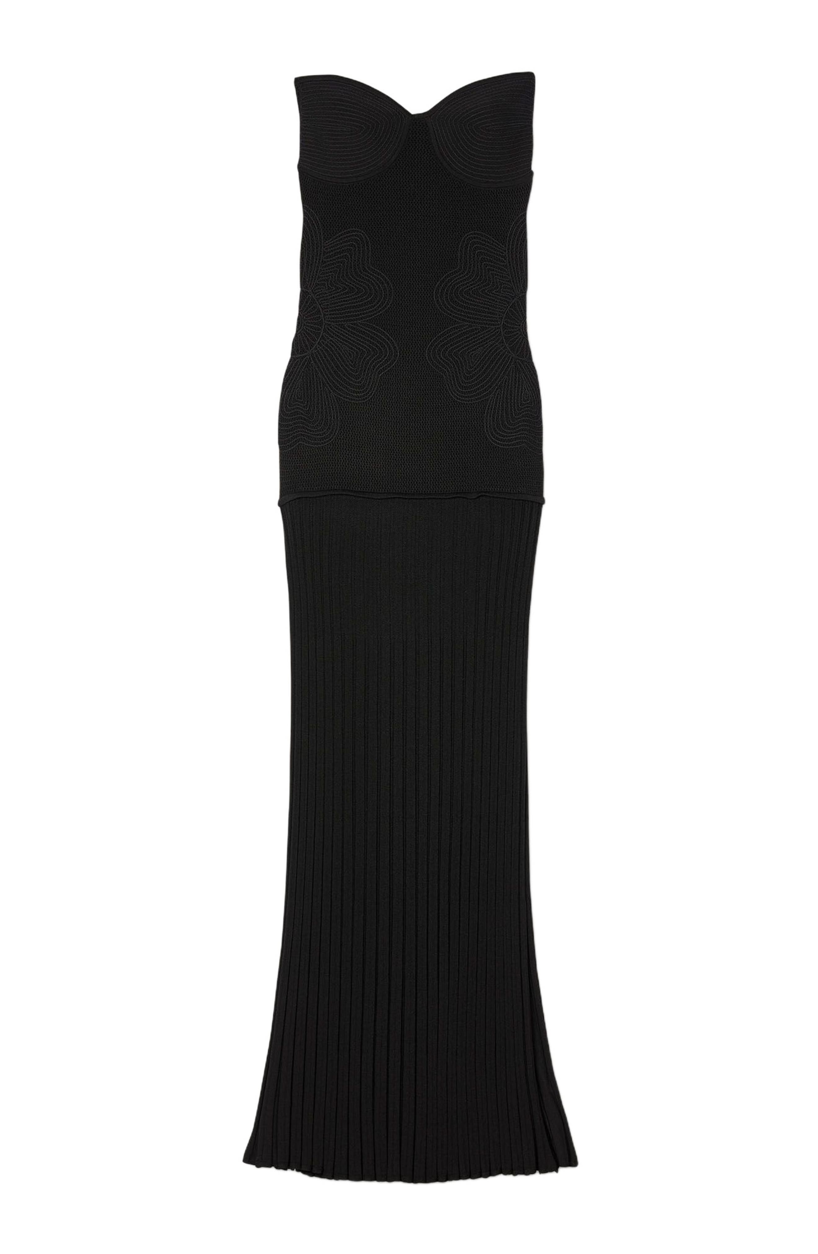 SANDRO Bustier knit dress in Black at Nordstrom - 6