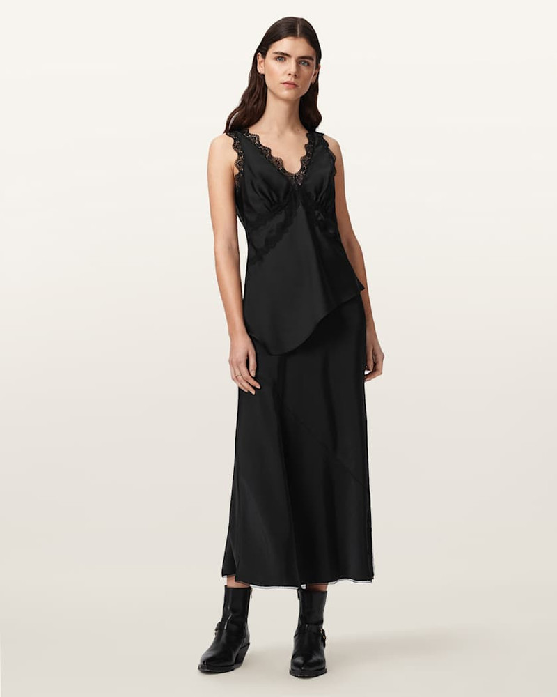 DARYA BIAS CUT MAXI SKIRT 5