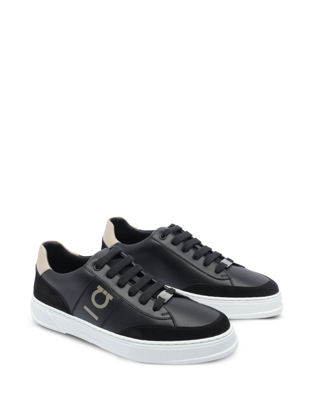Alaska leather logo sneakers - 2