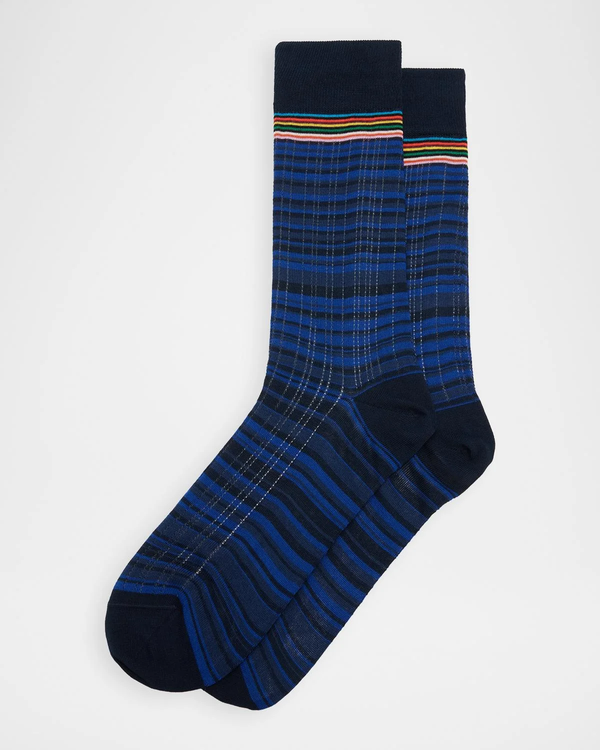 Men's Maury Signature Stripe Mid-Calf Socks - 1