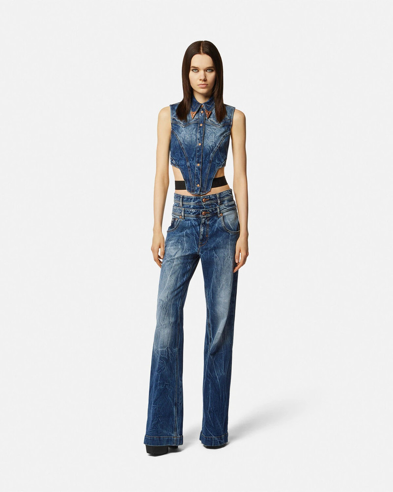 VERSACE JEANS COUTURE Wide Leg Jeans outlook