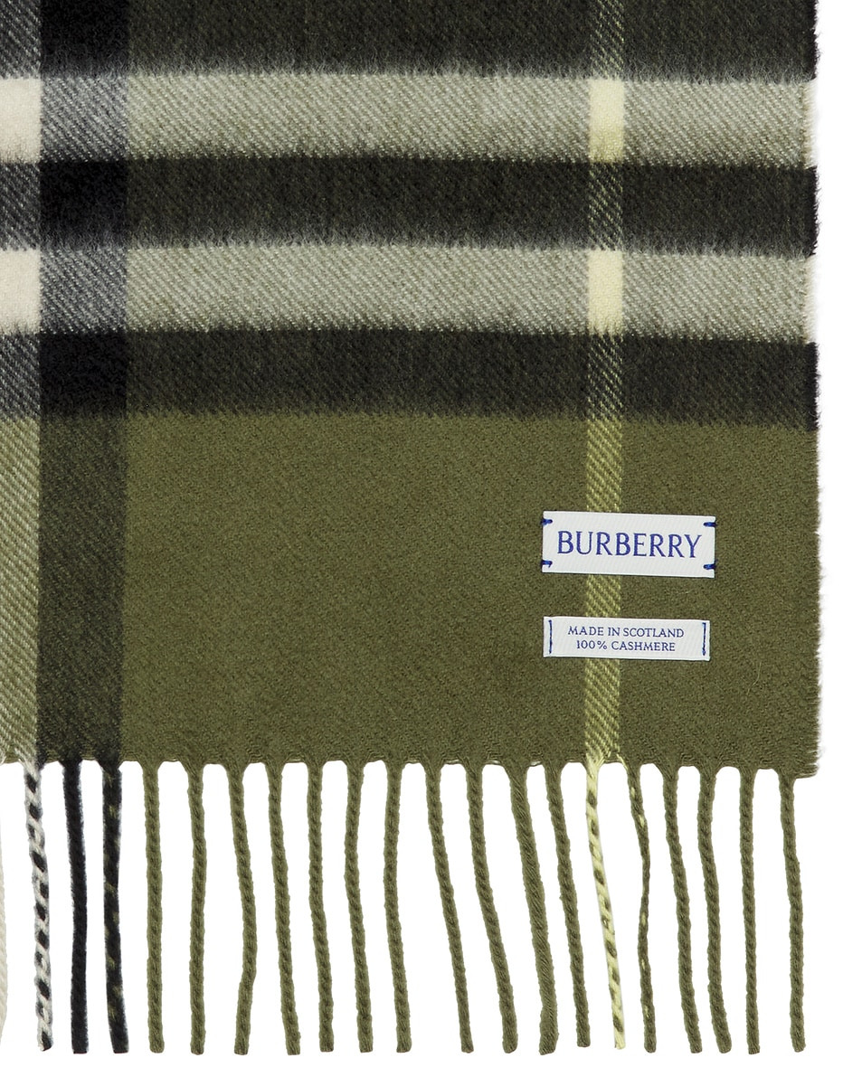 168x30 Giant Check Cashmere Scarf - 3