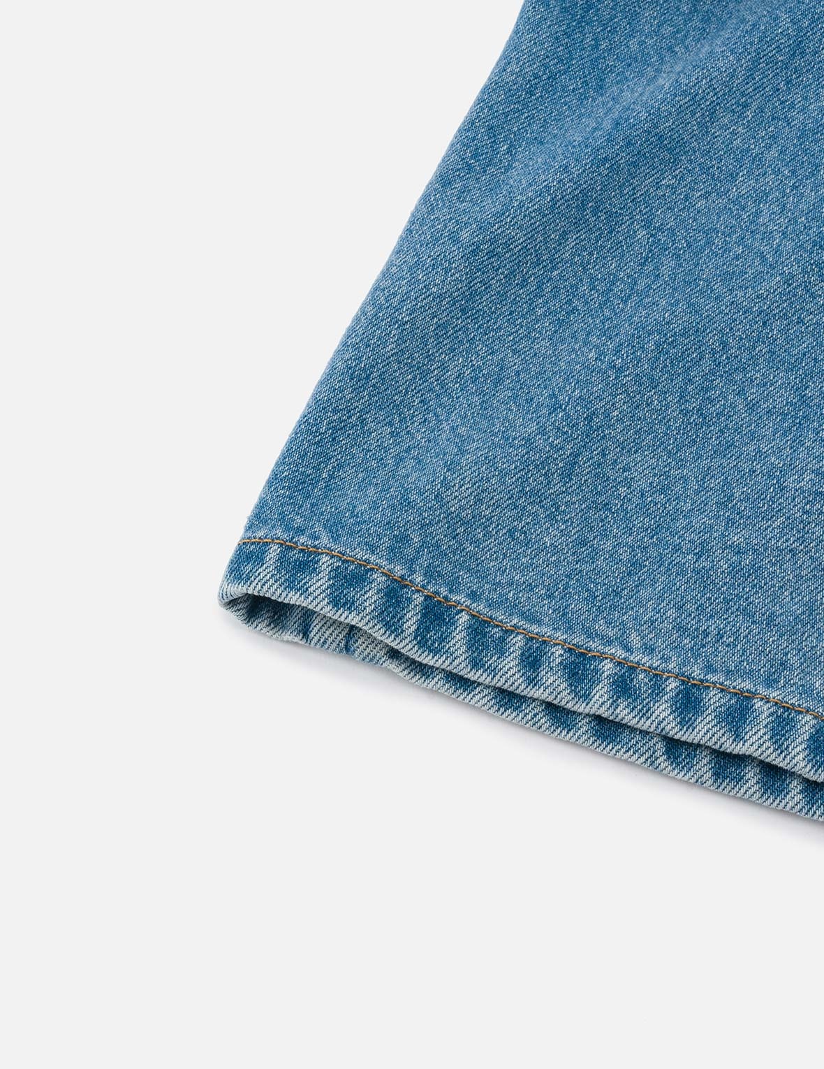 Deconstructed Inserted Seagull Embroidery Fashion Fit Denim Cargo Skirt - 14