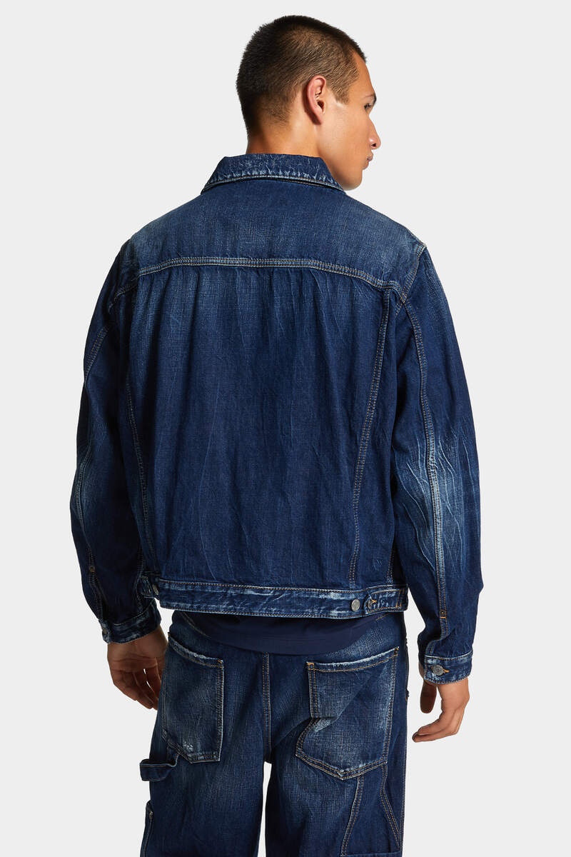 DARK SEMPLICE CARPENTER JEAN JACKET - 4