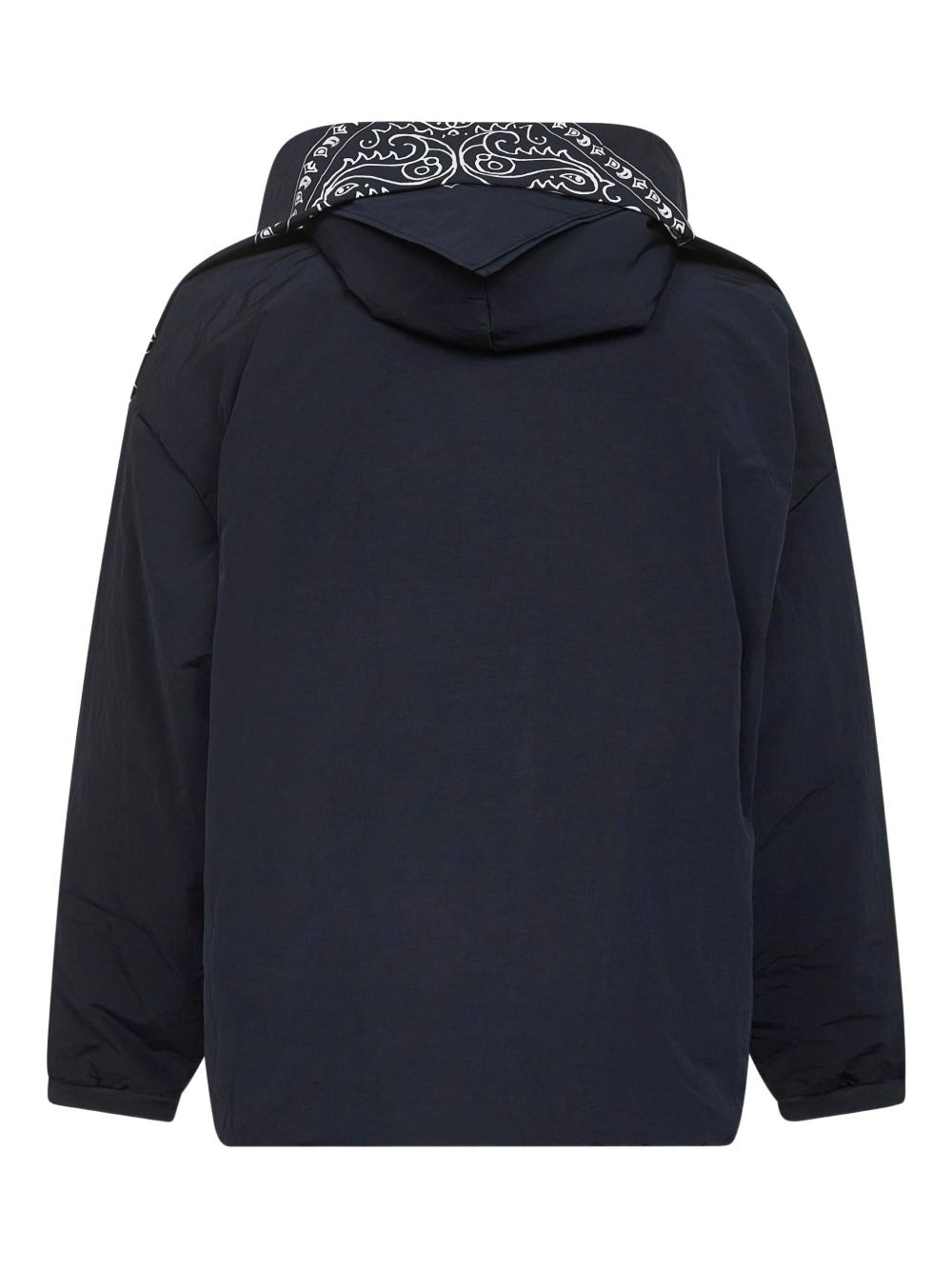 bandana-print hooded sweater - 2
