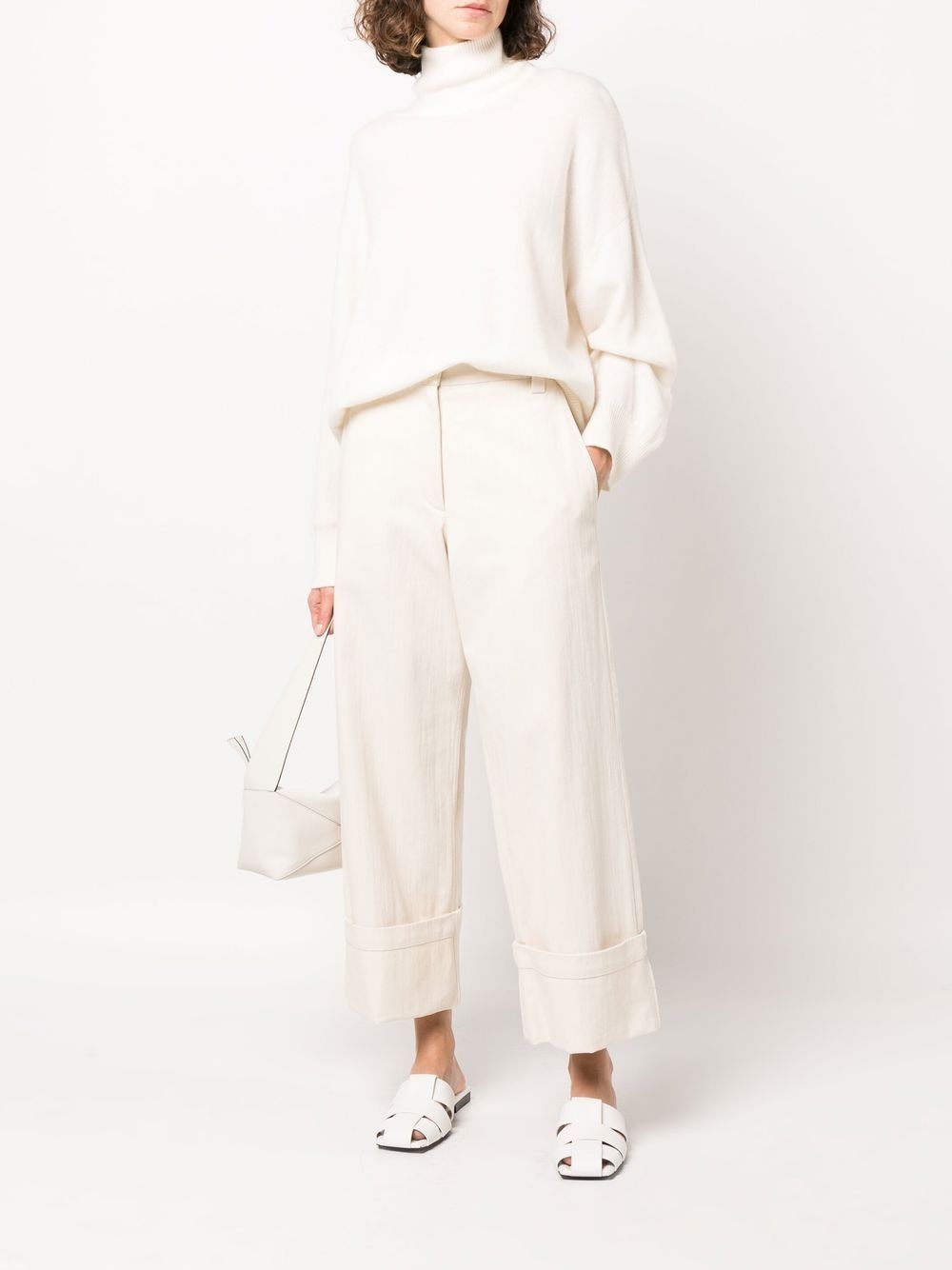 long-sleeve roll-neck jumper - 2