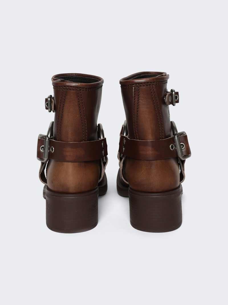 50mm vintage-effect leather boots 3
