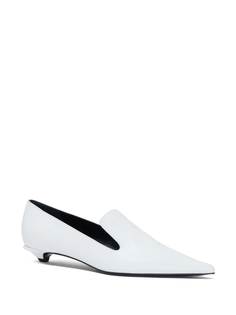 20mm point-toe leather pumps - 2